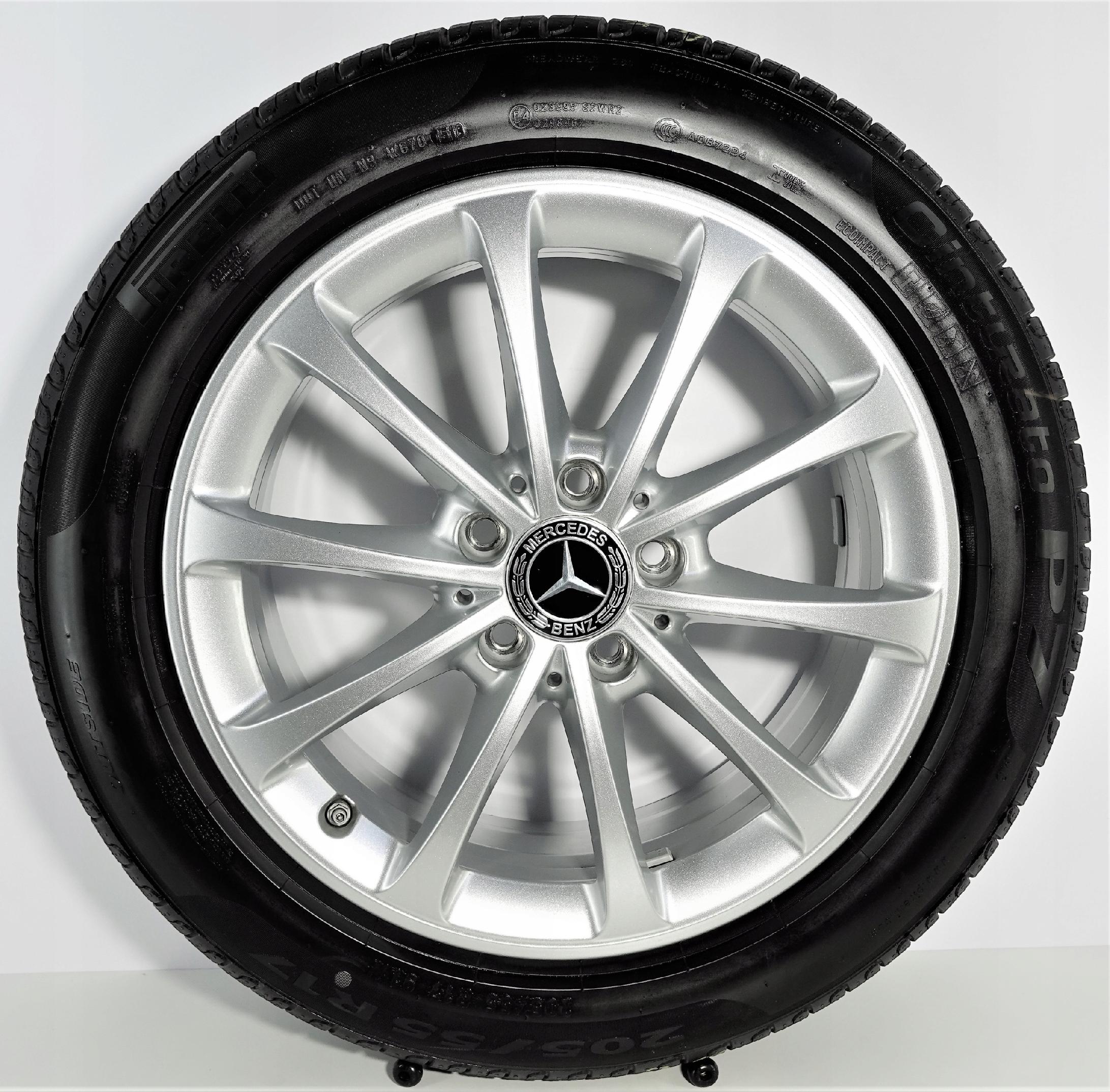 17'' MERCEDES A KLASA KOŁA LETNIE PIRELLI 205/55