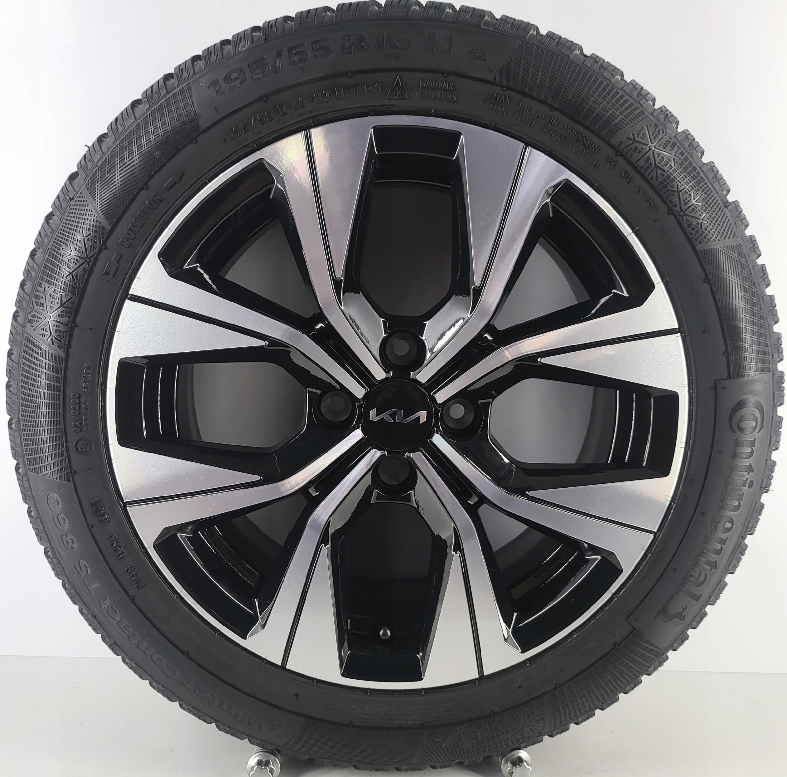 KIA PICANTO RIO 403003061R KOŁA ZIMOWE 16" 4x100 195/55R16 CONTINENTAL