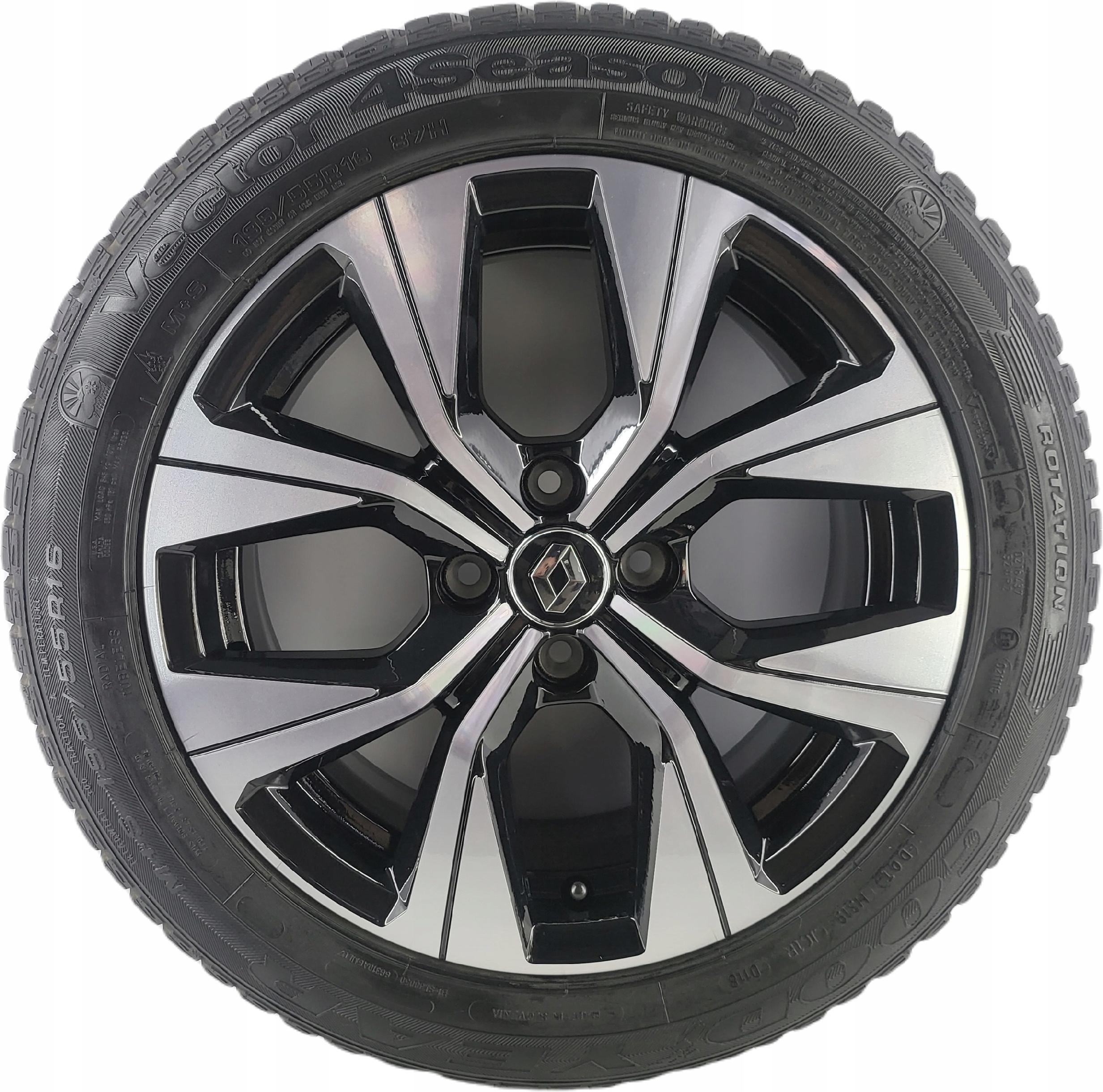 KOŁA WIELOSEZON RENAULT CLIO CAPTUR 16" 4x100 403003061R GOODYEAR 195/55R16