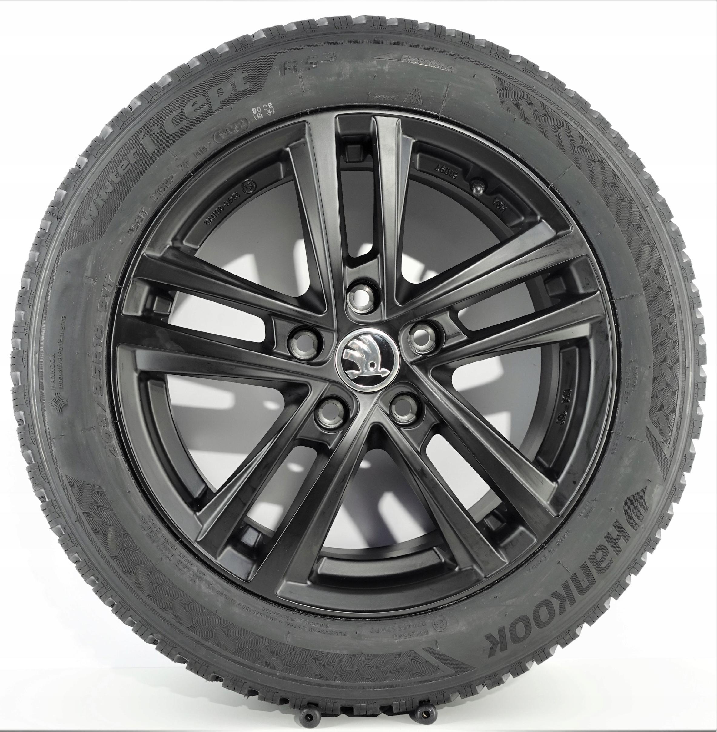 Koła Zimowe 205/55 Skoda Octavia 16 5x112 6J ET43