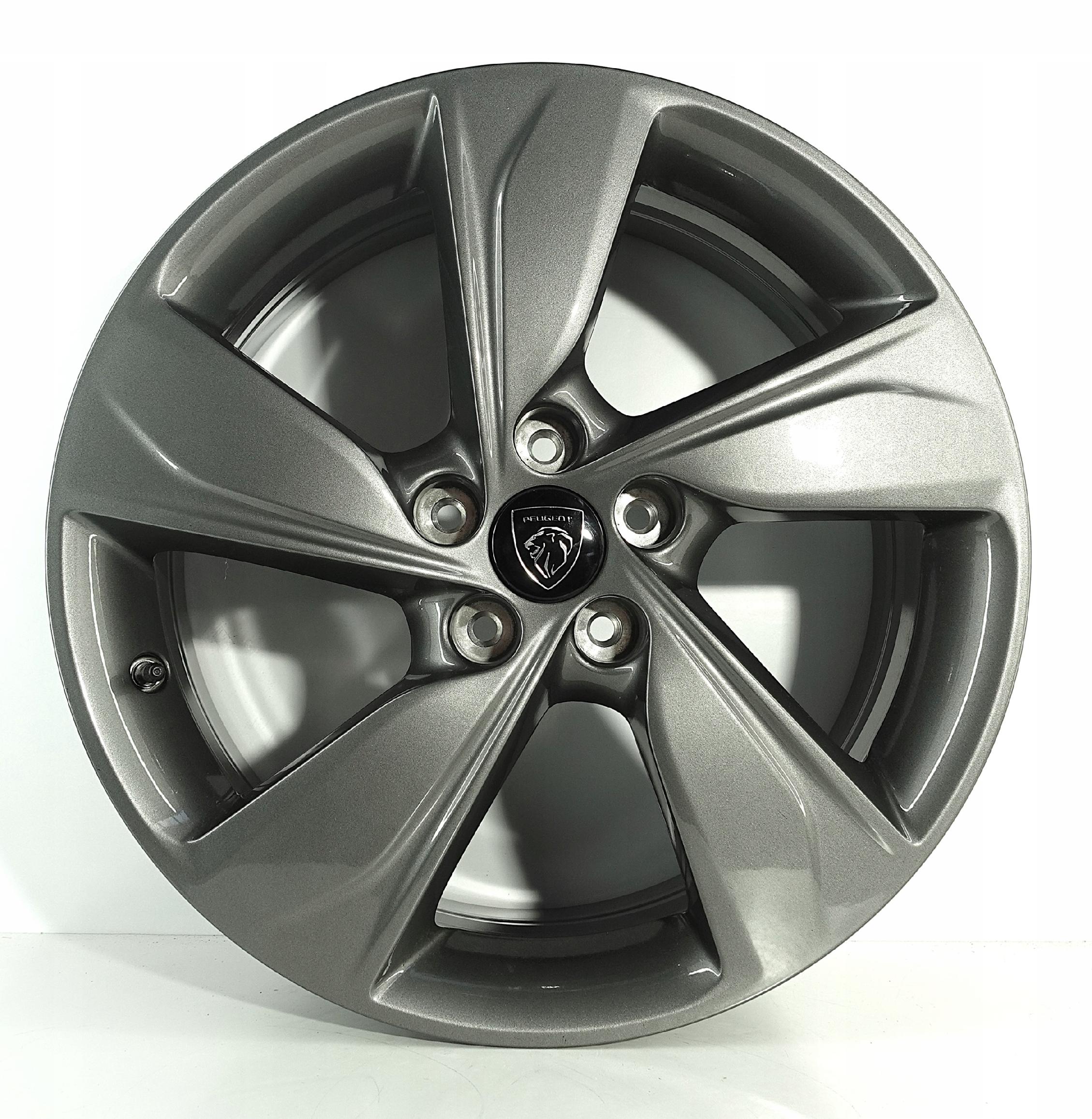 Felgi aluminiowe PEUGEOT 7.5J 18" 5x108 ET 49 oryginalne opel grafit