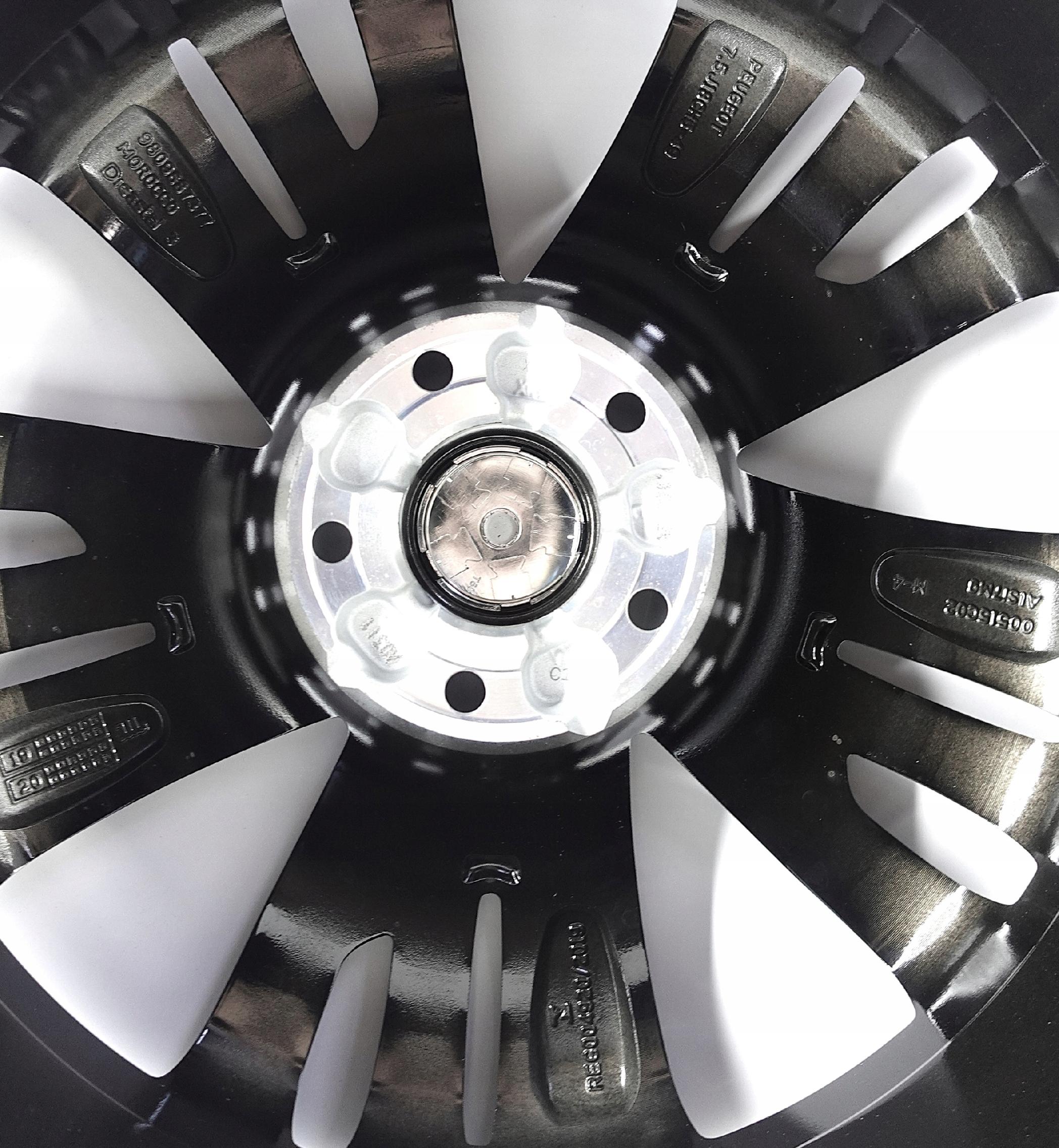 FELGI ALUMINIOWE PEUGEOT 308 508 18cali 5x108 ORYGINALNE 9809687377