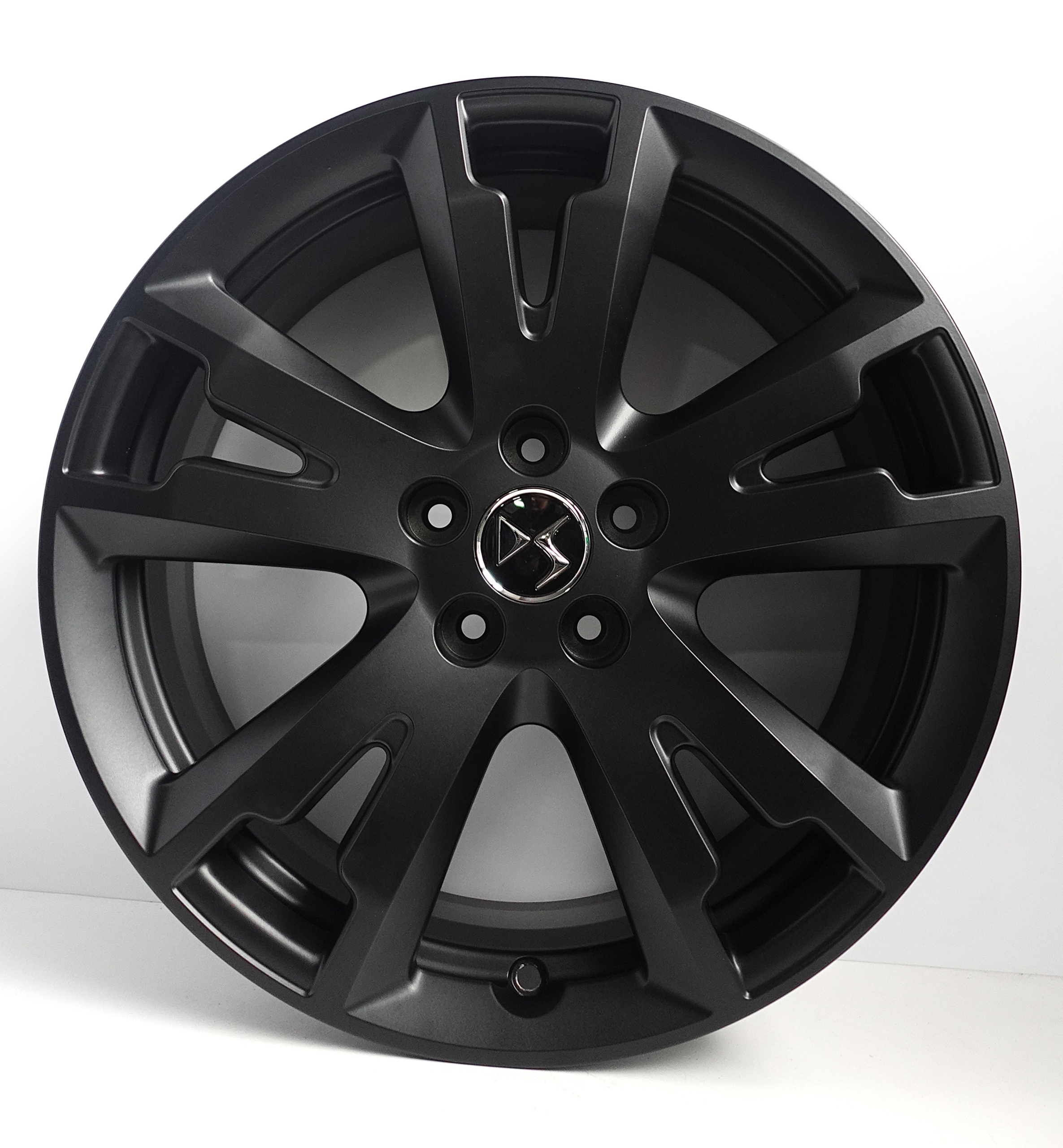 ALUFELGI DS 7 DS 4 DS 9 18" 5x108 8.0J ET 49 CZARNY MAT 9674272577