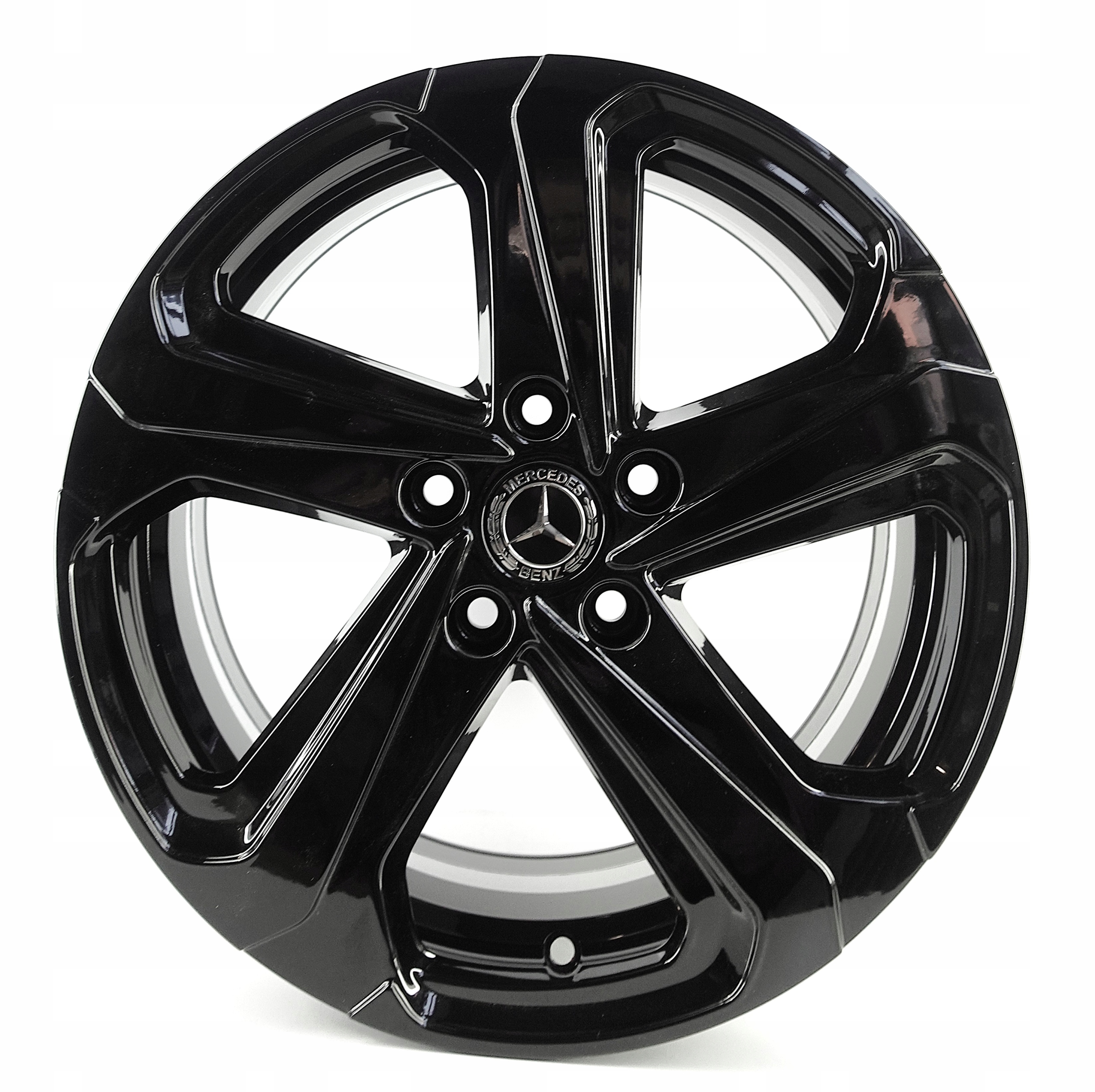 FELGI ALUMINIOWE MERCEDES 5X112 17" 7J ET50 CZARNY POŁYSK