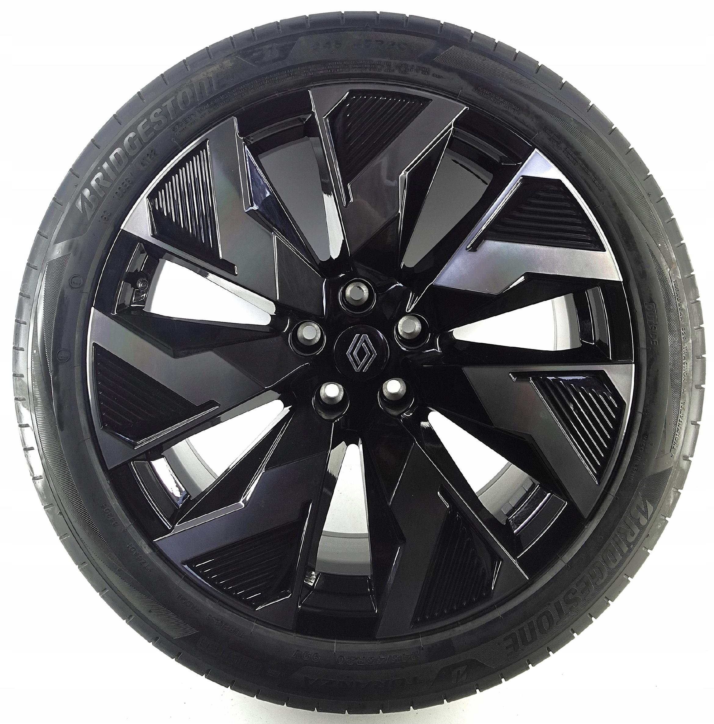 KOŁA LETNIE 20cali RENAULT RAFALE 5x114,3 403005760R BRIDGESTONE 245/45R20
