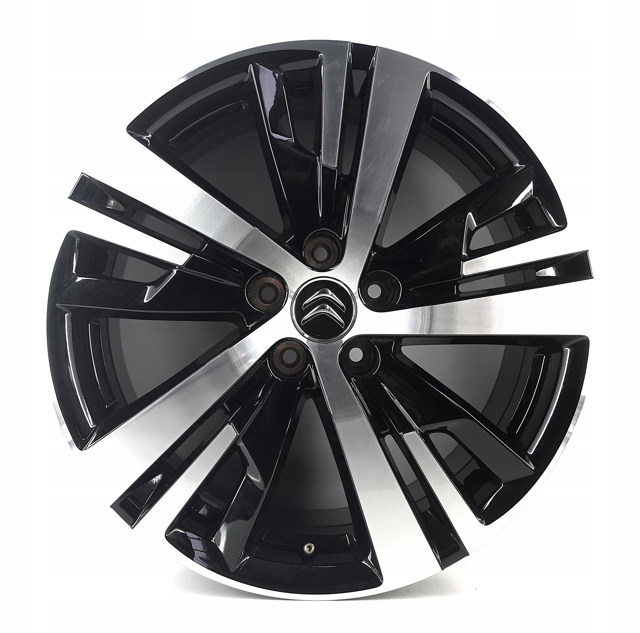 ALUFELGI CITROEN C4 C5 18cali 5x108 ORYGINALNE 9809687377 czarny poler