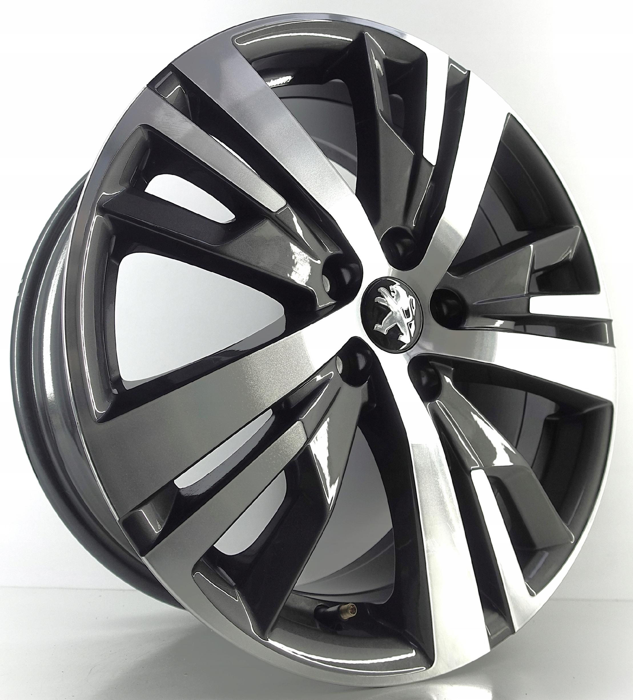 FELGI ALUMINIOWE PEUGEOT 5008 18cali 5x108 ORYGINALNE 9809687377 grafit