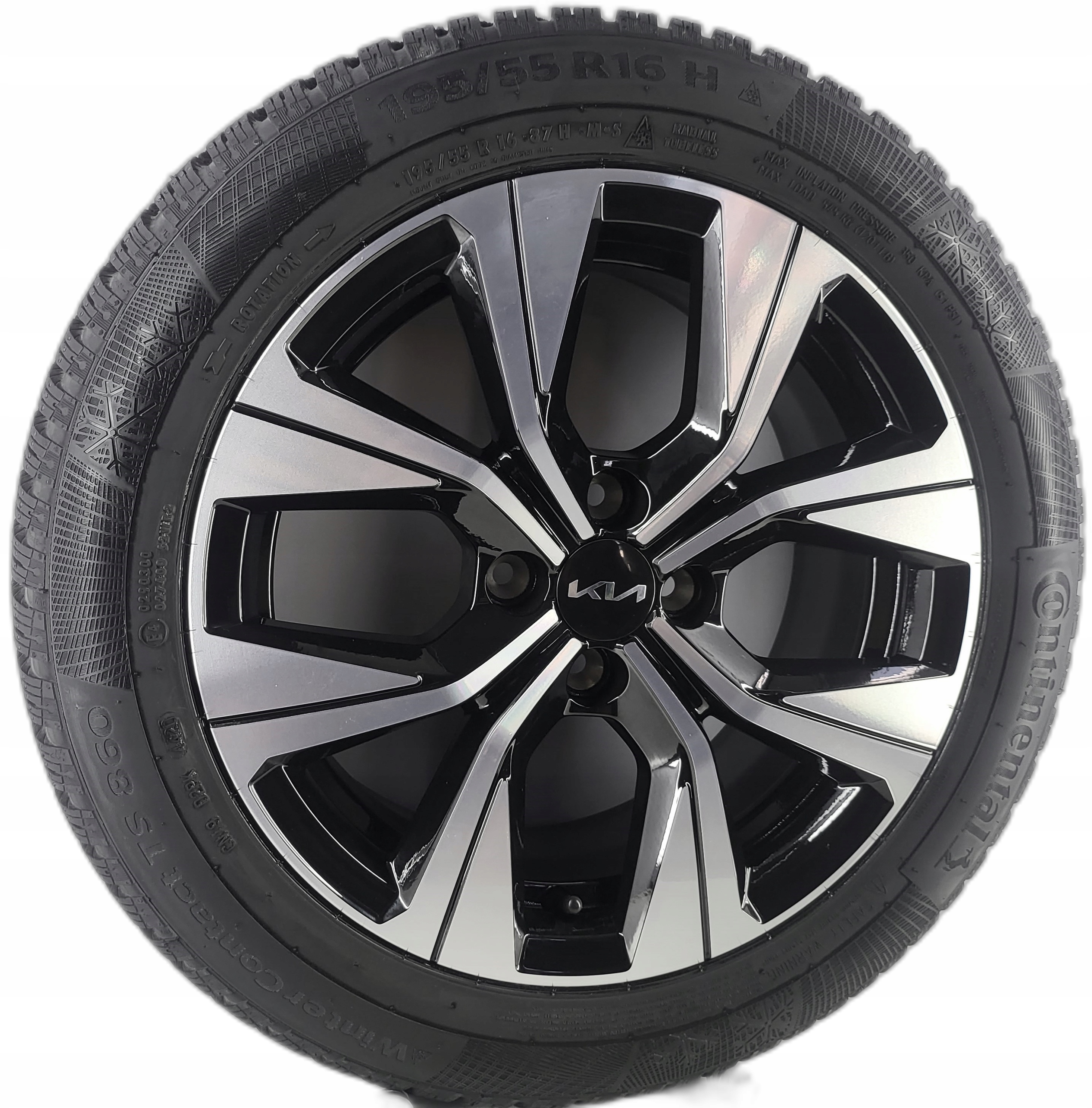 KIA PICANTO RIO 403003061R KOŁA ZIMOWE 16" 4x100 195/55R16 CONTINENTAL