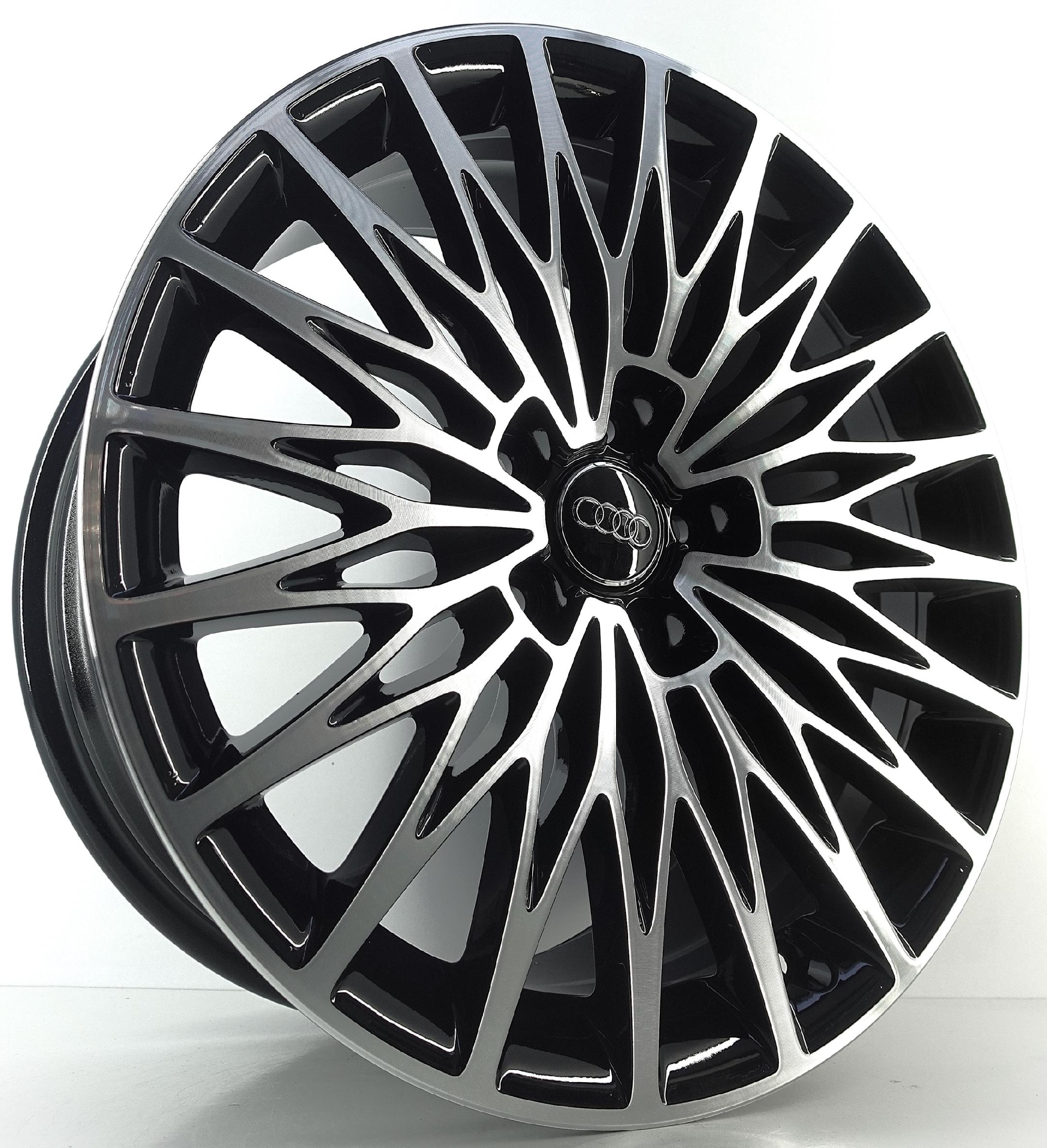 ALUFELGI AUDI 18cali 8V0601025AE 8.0J 5x112 ET 46 ORYGINALNE czarny poler