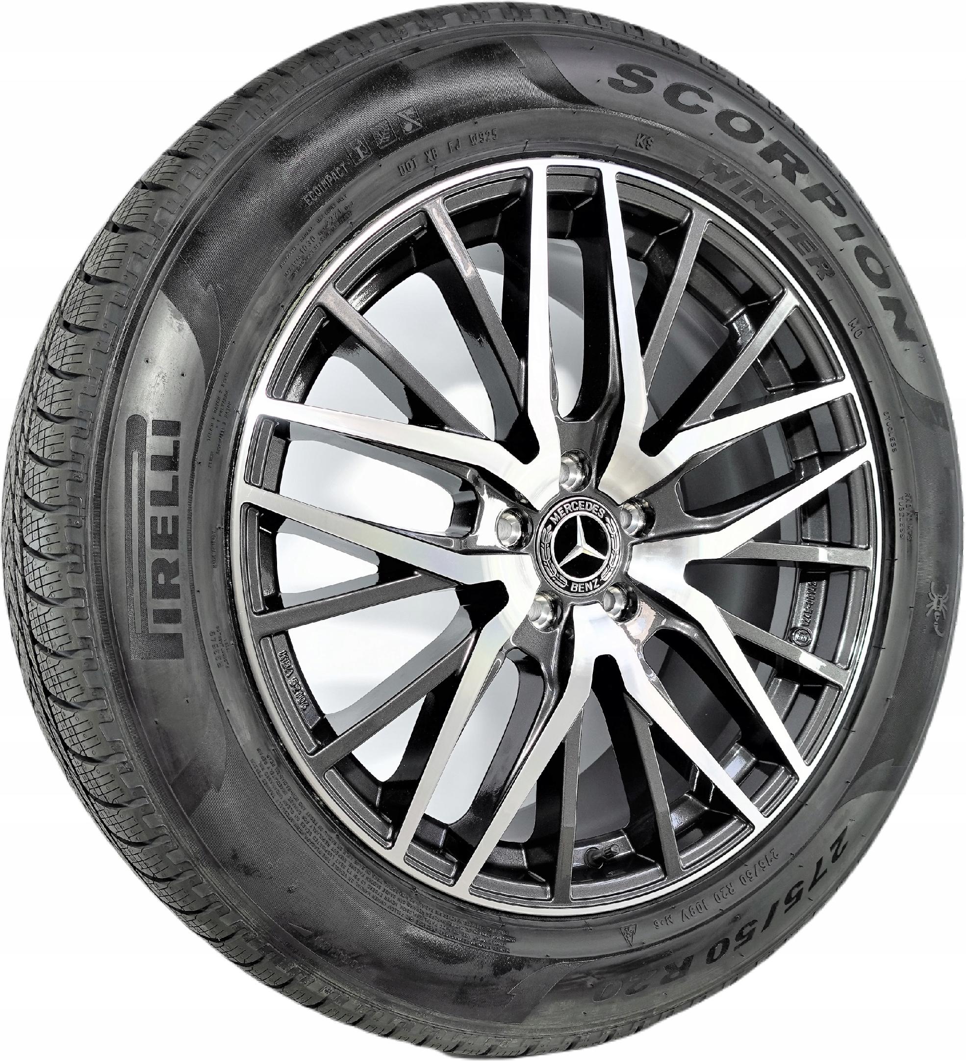 MERCEDES GLE 20'' 5x112 Koła zimowe 275/50 PIRELLI