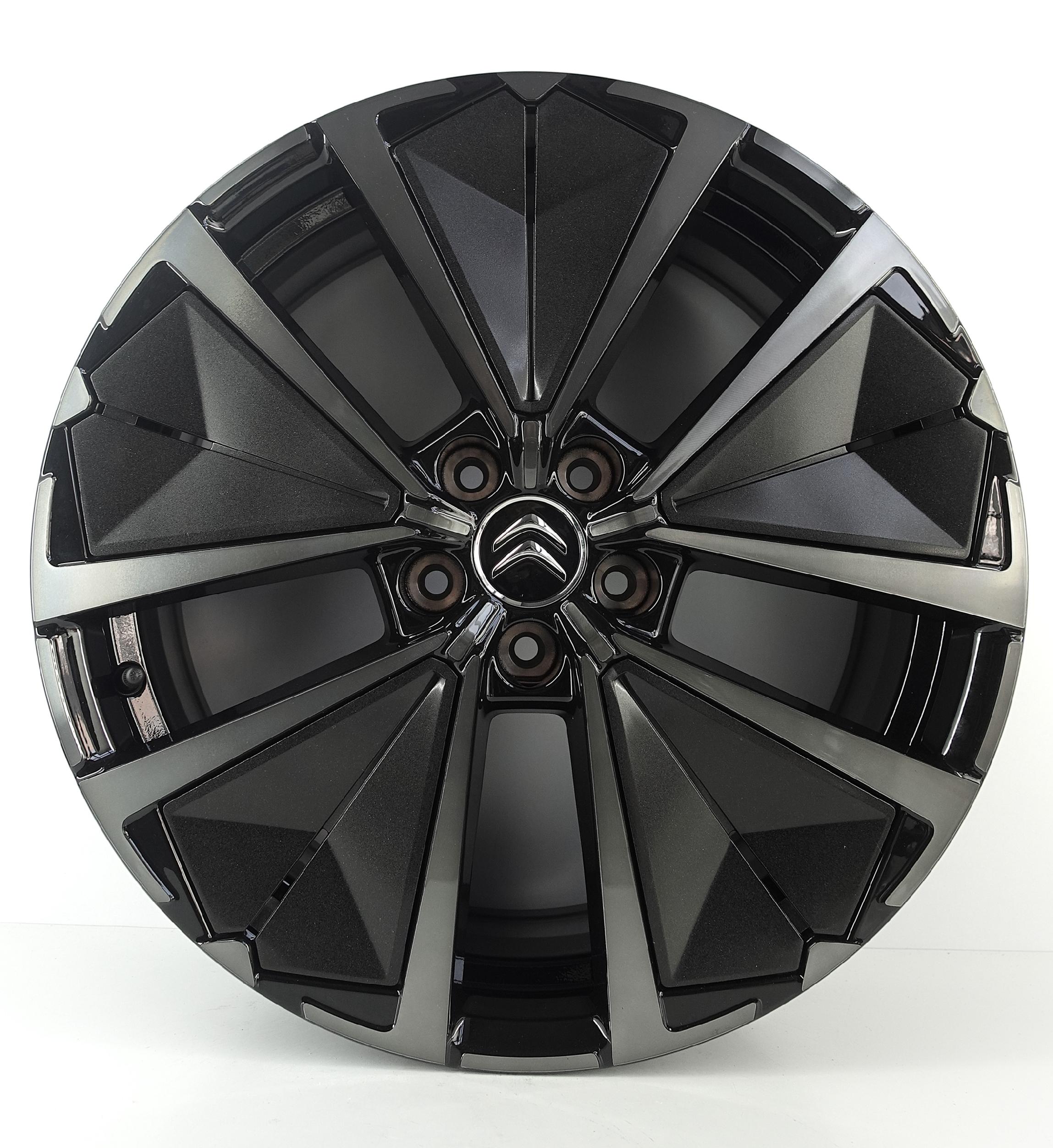 CITROEN FELGI ALUMINIOWE 19" 5x108 ET 46 ORYGINALNE 9840747280 CZARNY MAT