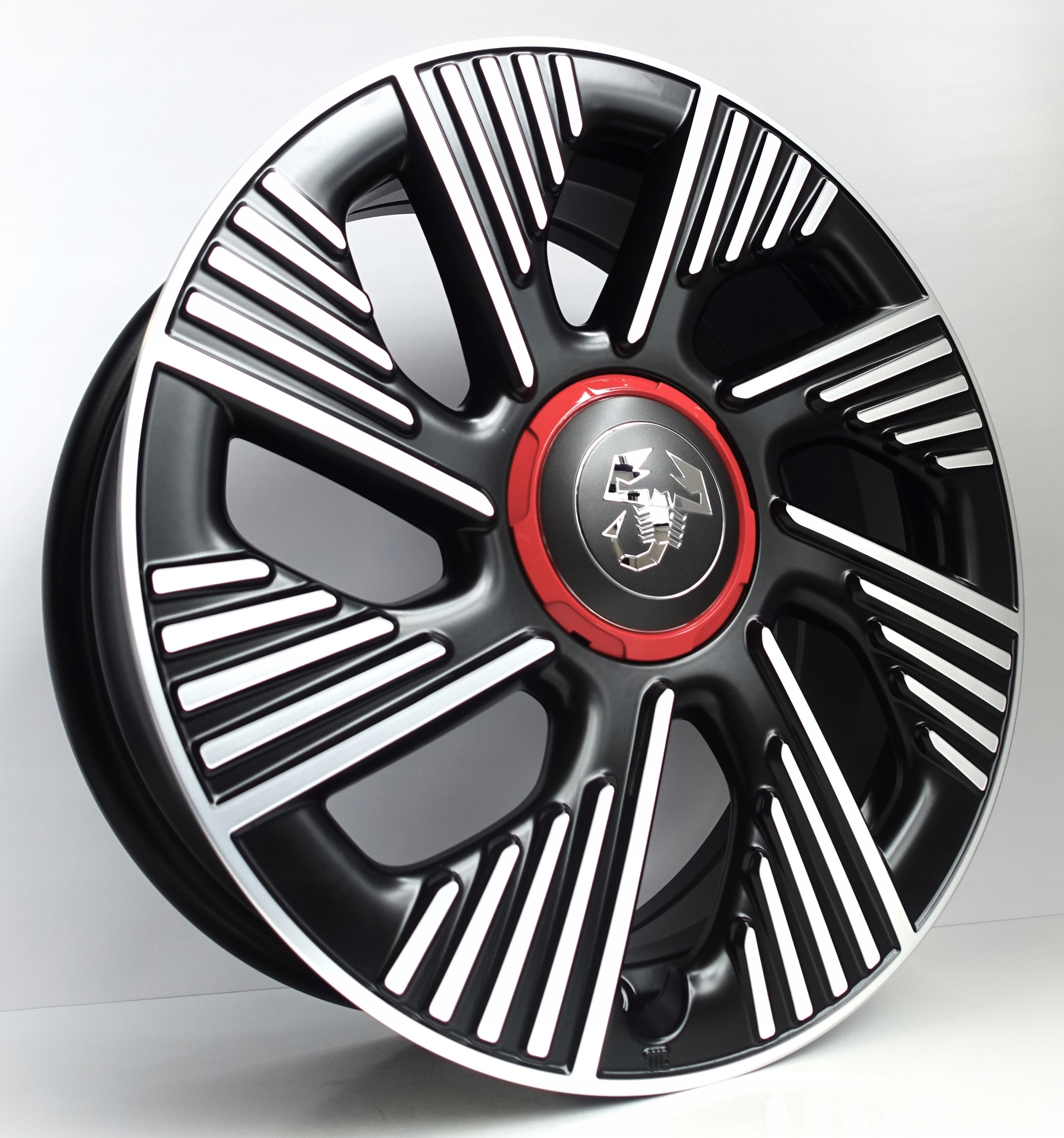 ABARTH FELGI ALUMINIOWE FIAT PANDA 500E 6.5" x 17" 4x98 ET 41 50290268 NOWE