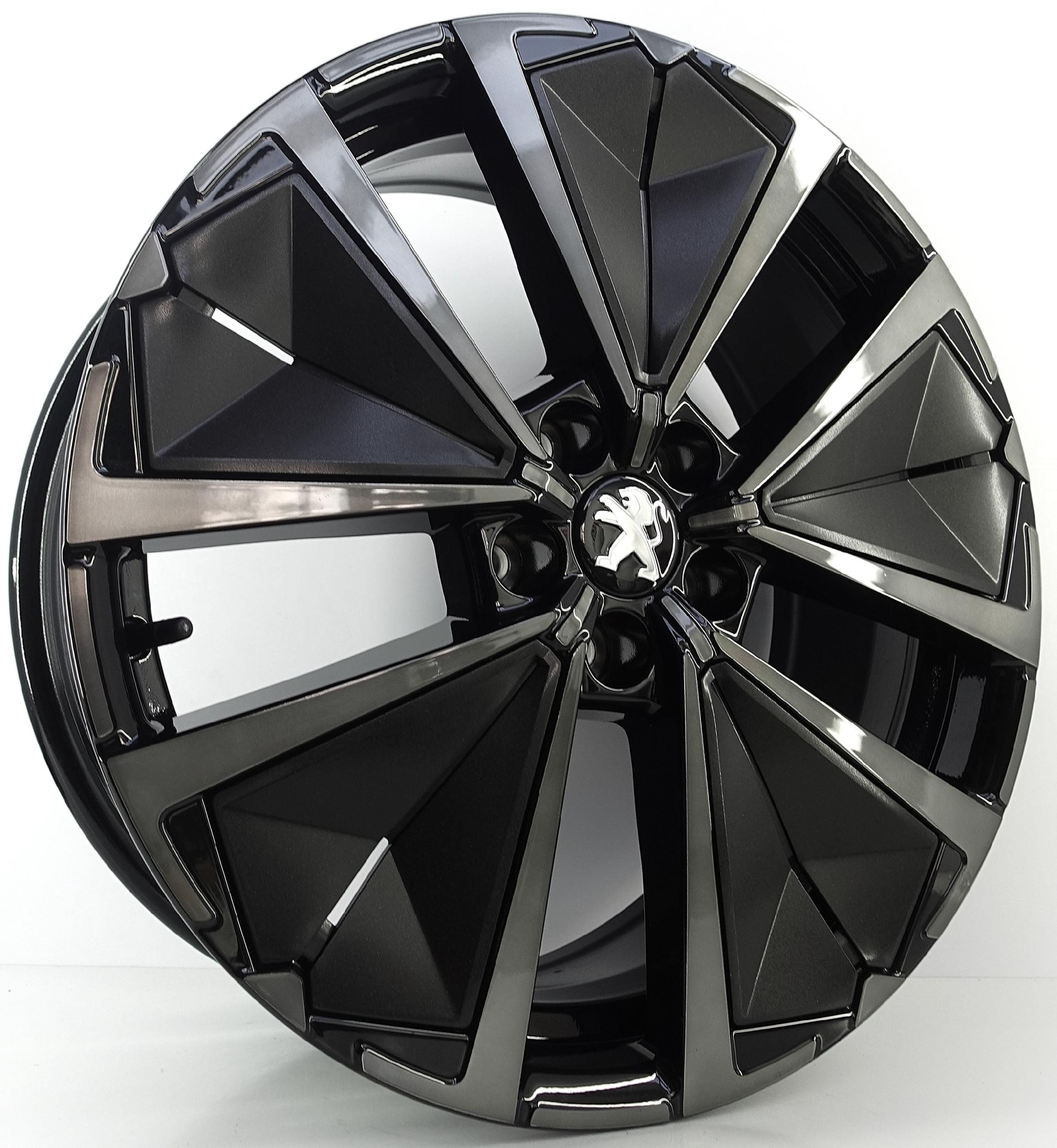 PEUGEOT Felgi aluminiowe 19" 5x108 ET 46 ORYGINALNE 9840747280 CZARNY MAT