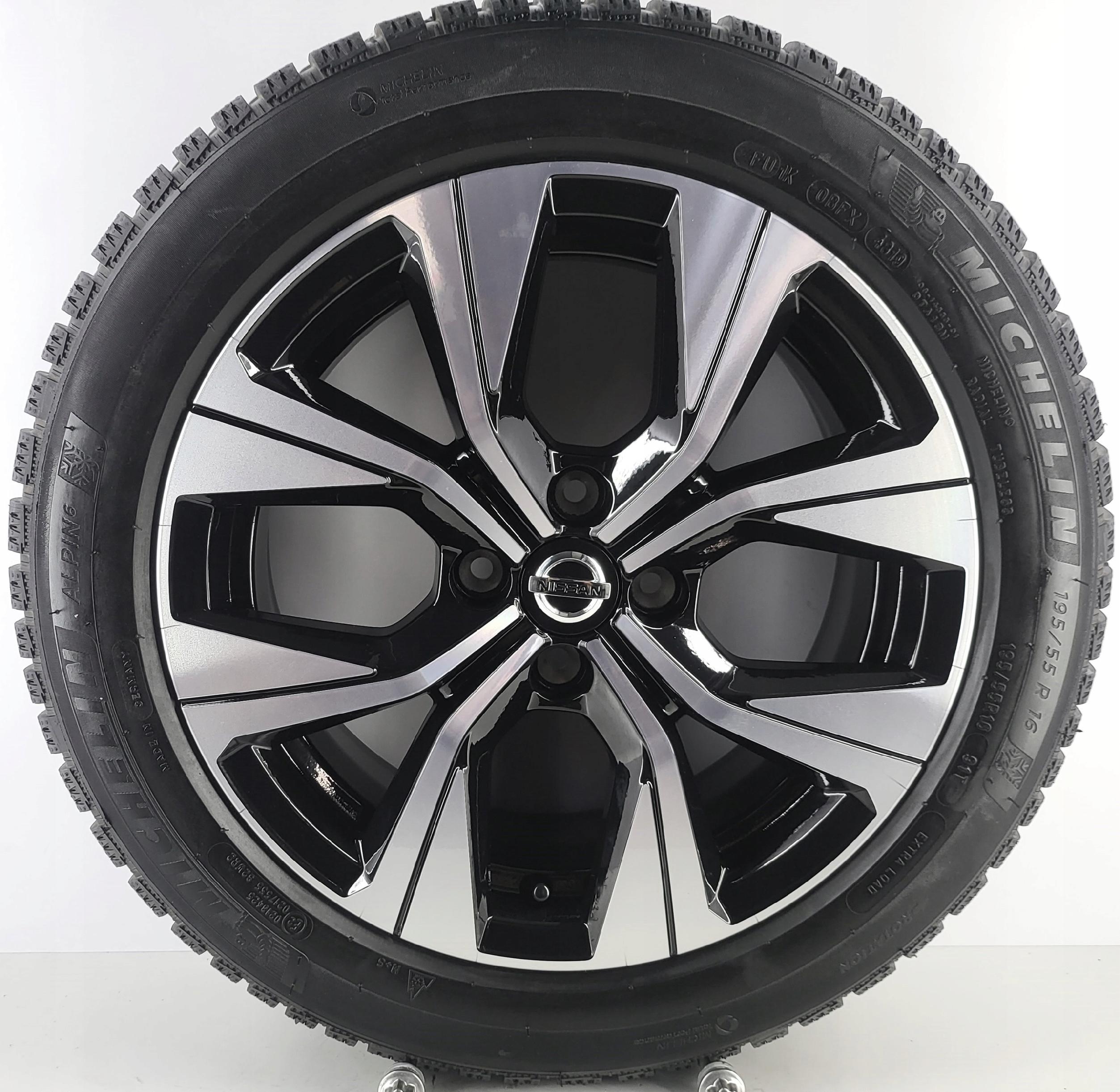NISSAN ALMERA MICRA 403003061R KOŁA ZIMOWE 16" 4x100 195/55R16 MICHELIN