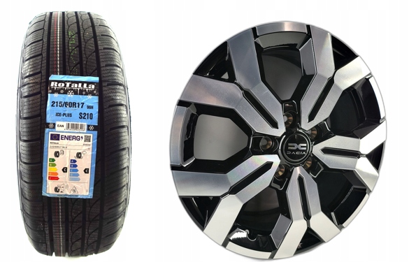 Koła zimowe Dacia DUSTER 6.5J 17" 5x114.3 NOWE 403005180R 215/60R17 ROTALLA