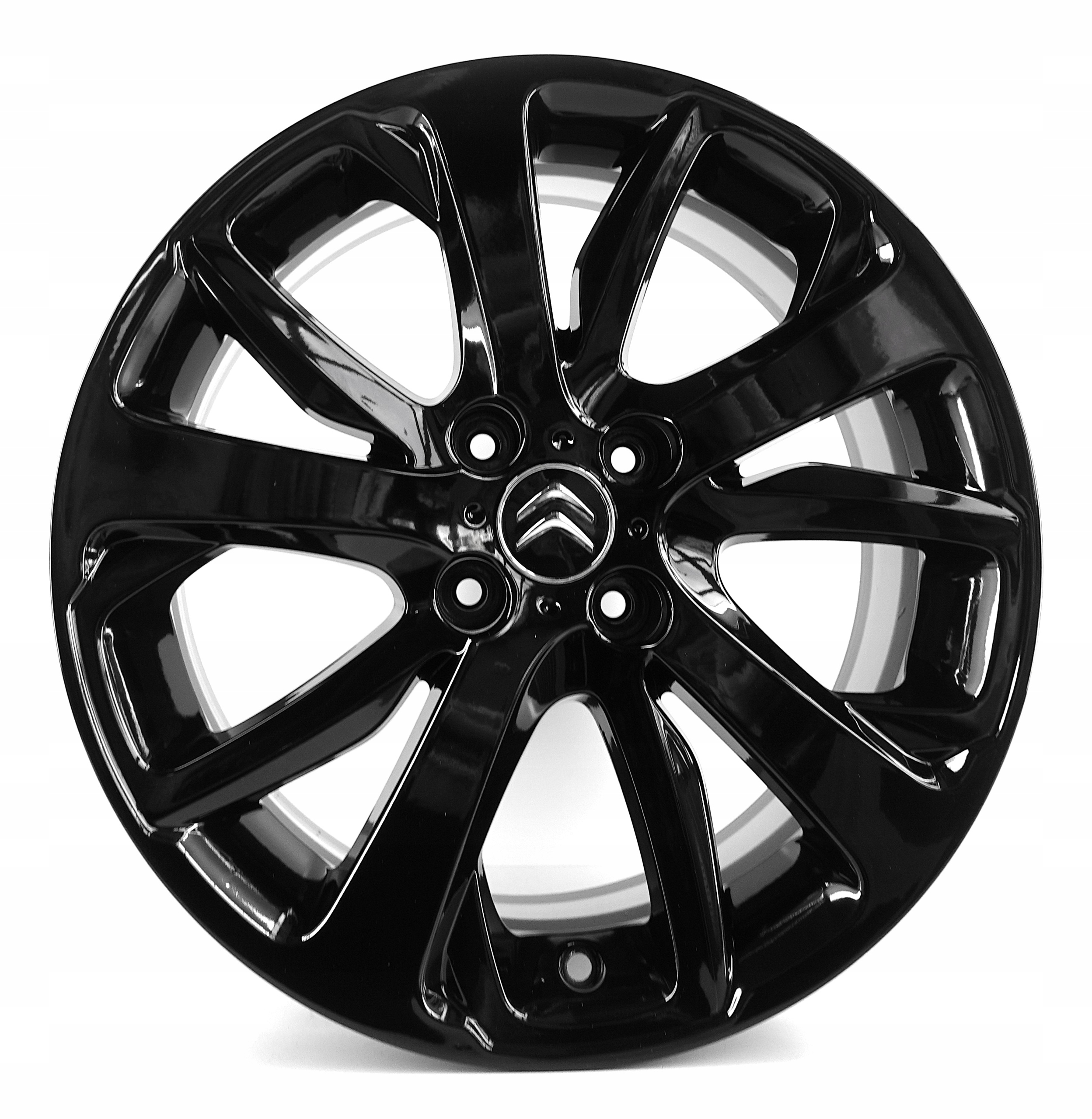 FELGI ALUMINIOWE CITROEN OE 17" 4x108 ET 25 7J ORYGINALNE CZARNY POŁYSK