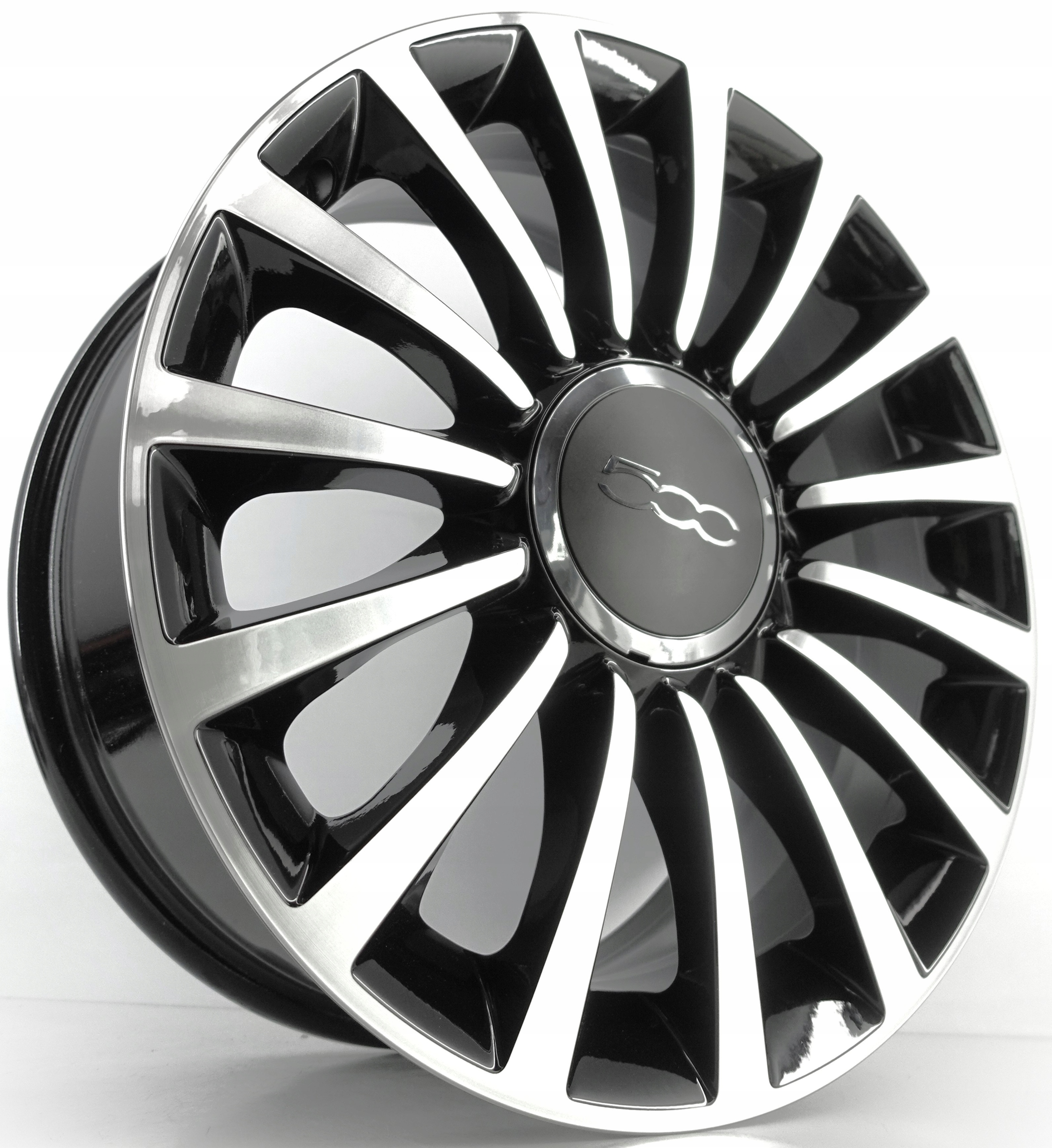 FELGI ALUMINIOWE FIAT 500l 7.0" x 17" 5x98 ET 41 735573714 NOWE ORYGINALNE