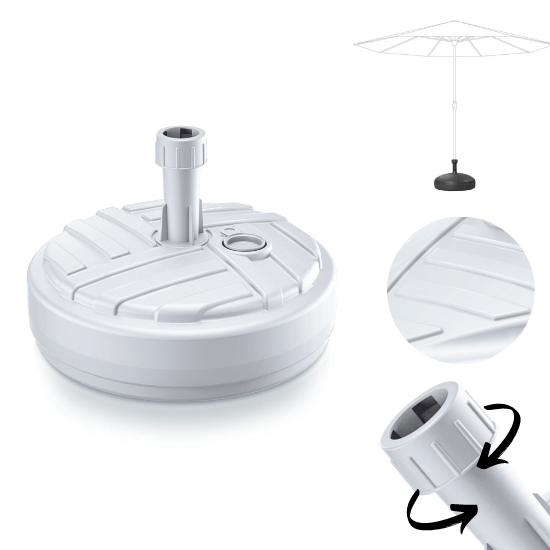 Skėčio pagrindas Umbrella Base MPOD | Baltas