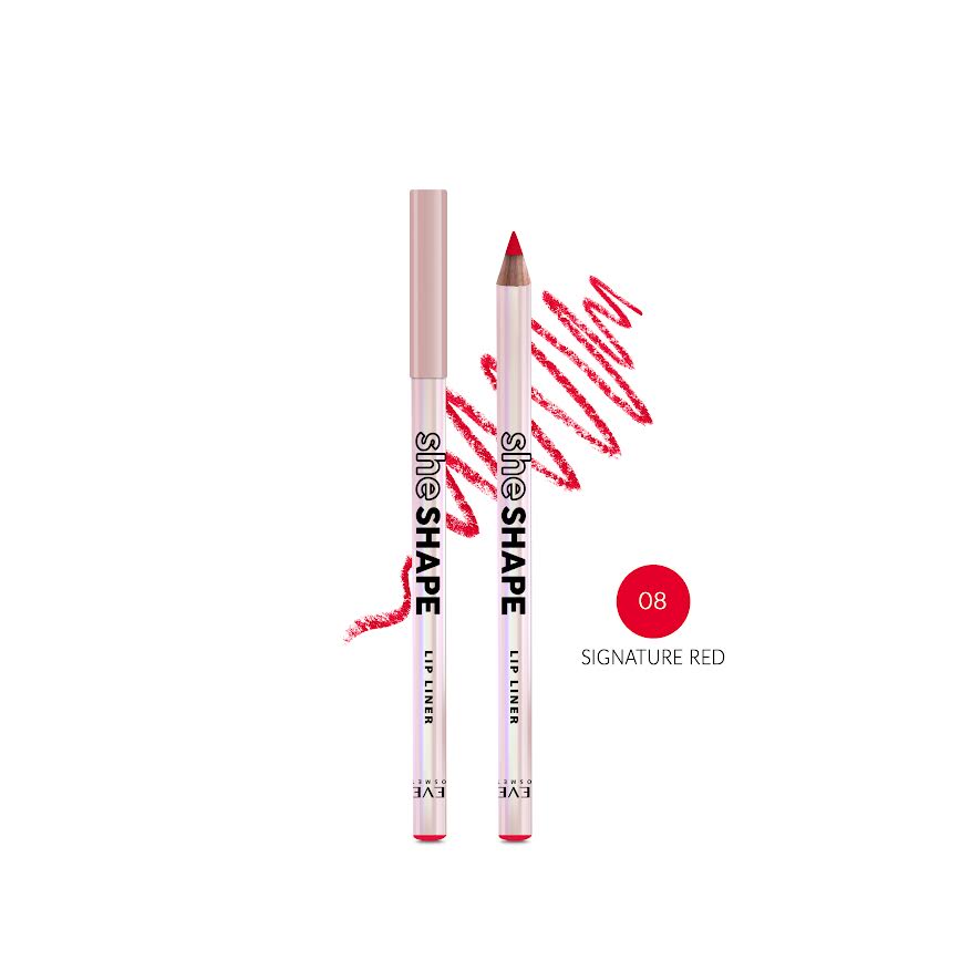 REVERS SHE SHAPE Lūpų pieštukas 08 Signature Red