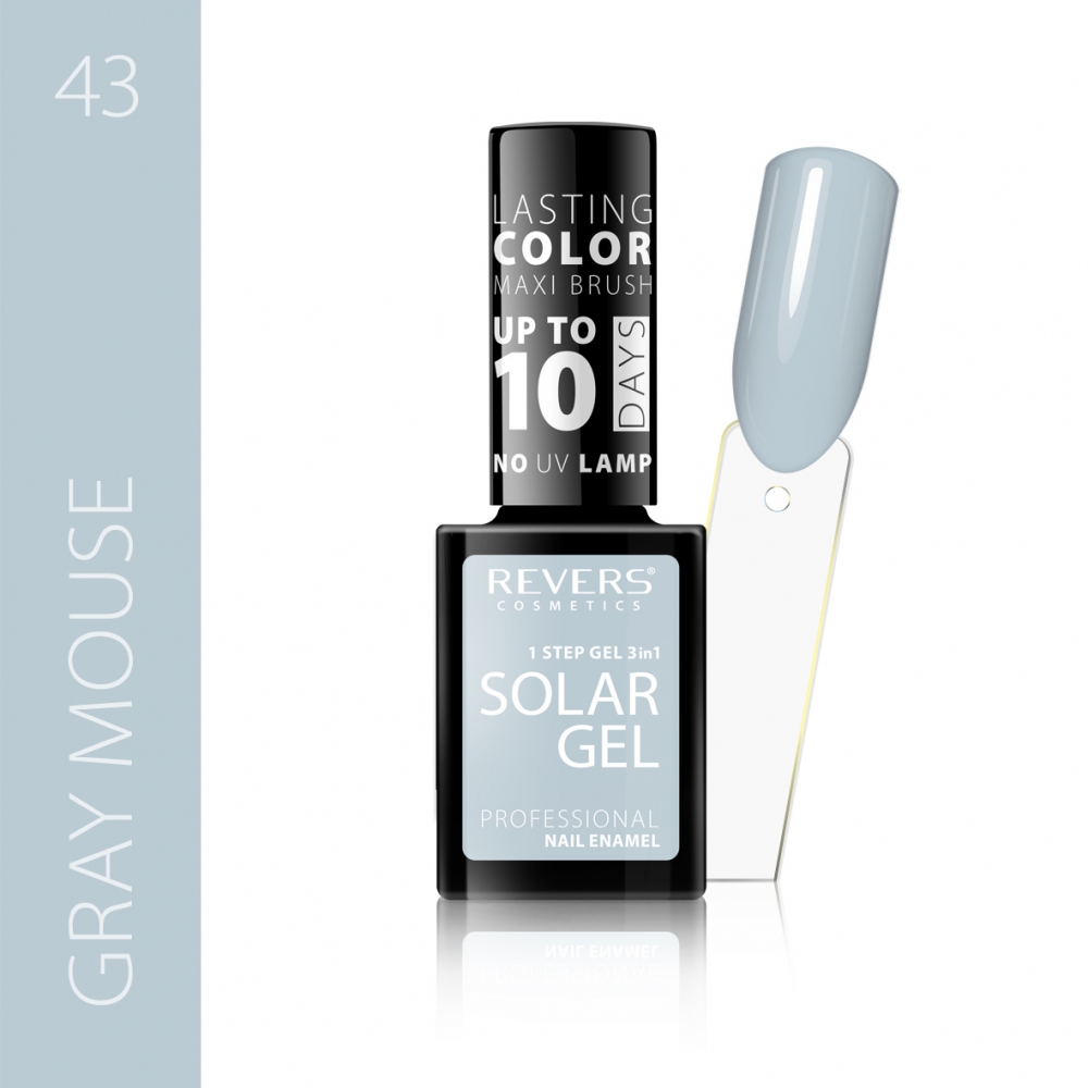 SOLAR GEL nagų lakas 12ml hibrido efektas 43