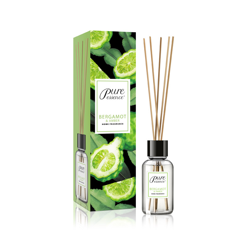Pure Essence Ilgalaikis kvapų difuzorius Bergamotė ir gintaras