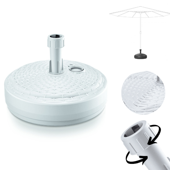 Skėčio pagrindas Umbrella Base MPOR | Baltas