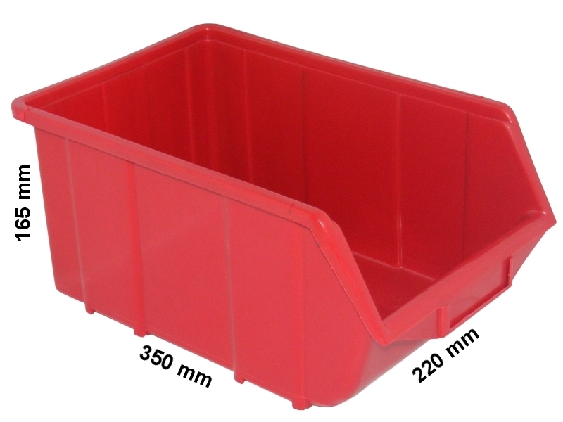 Sandėliavimo dėžė - Ecobox didelė | Raudona