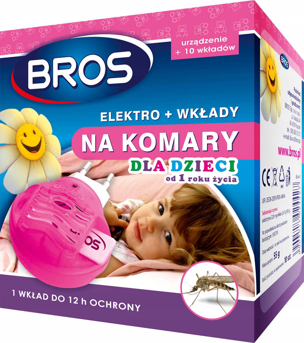 BROS Elektro plus 10 uodų įdėklų vaikams