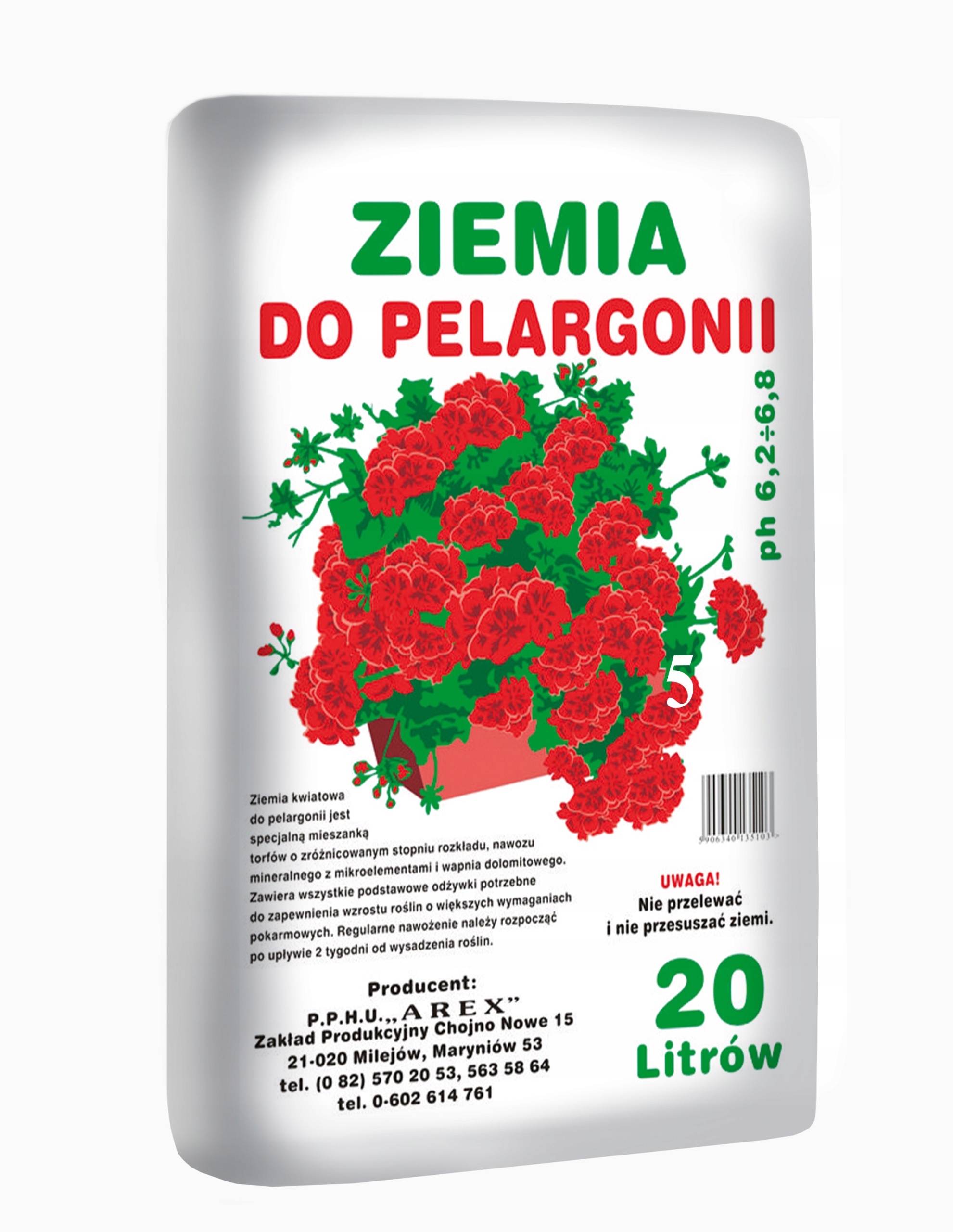 Pelargonijų substratas su Biostimuliacija GG 20l