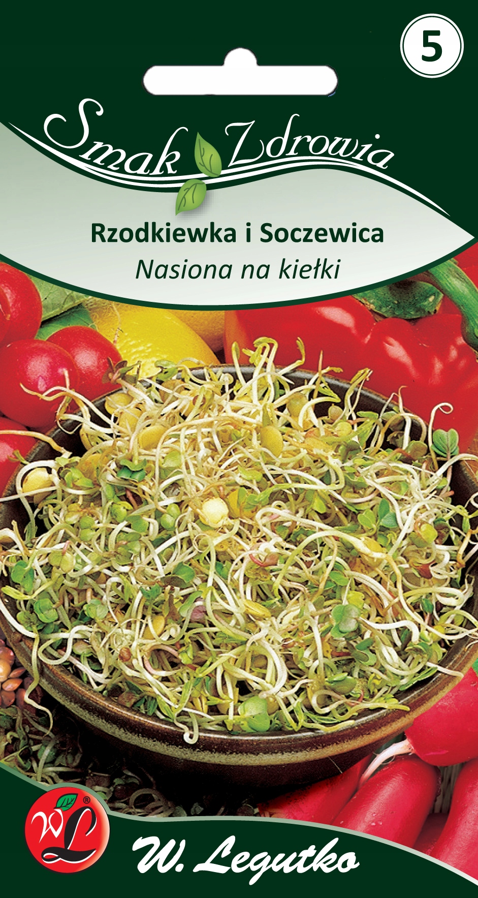 Daigų sėklos, ridikėliai ir lęšiai, 30g