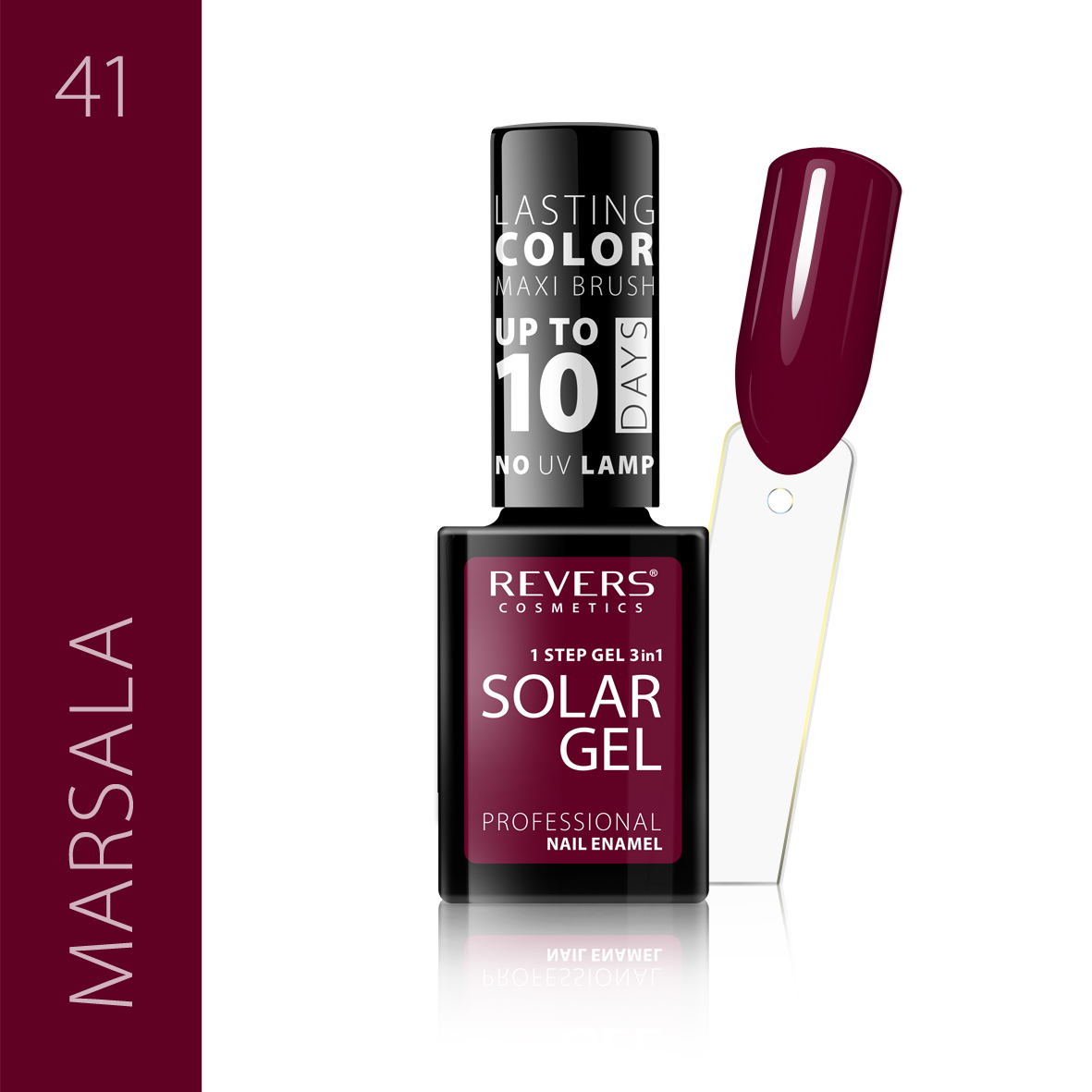 Nagų lakas SOLAR GEL 12ml hibridinis efektas 41
