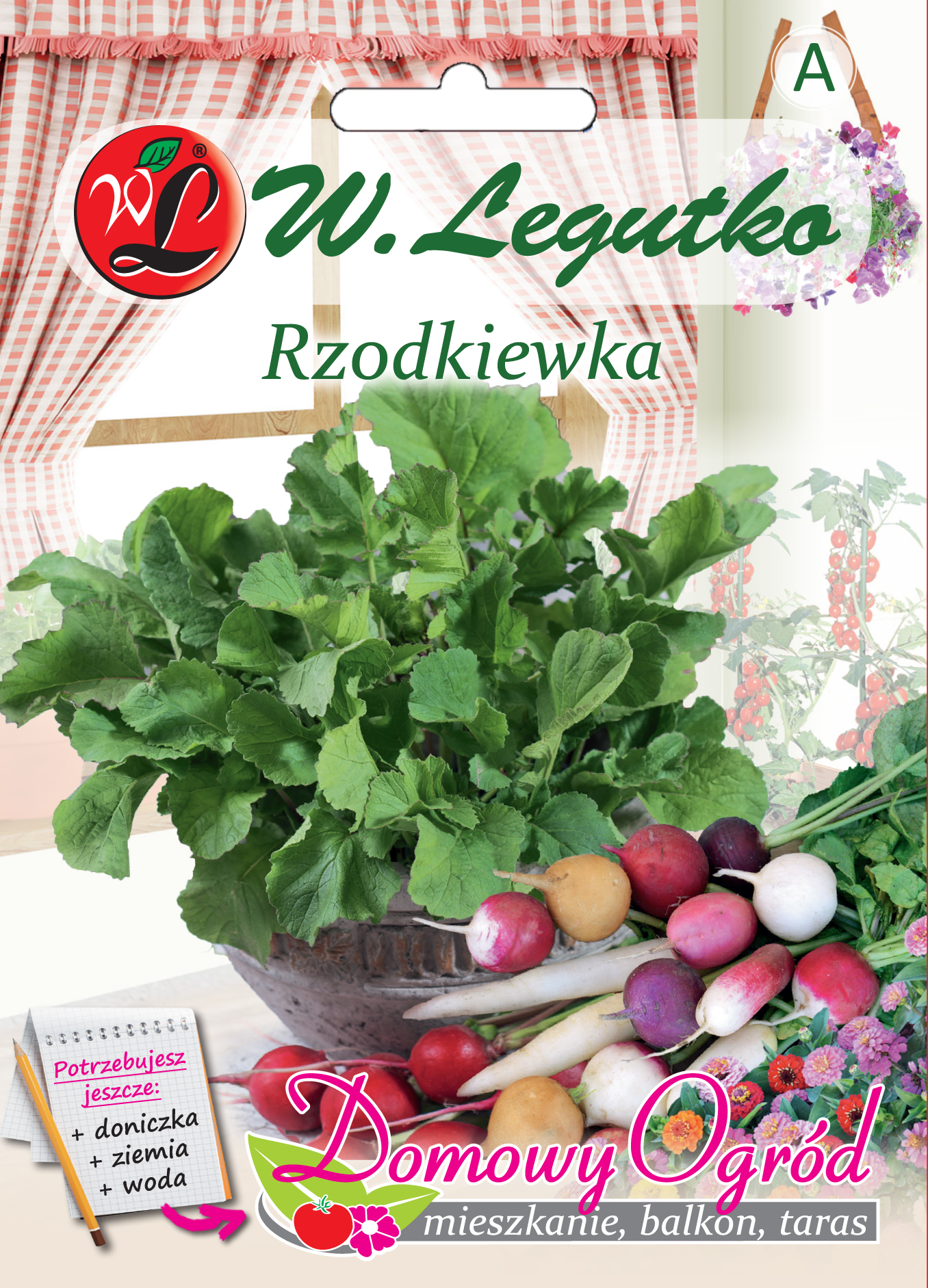Sėklos. Ridikėlių visų tipų mišinys, 10g