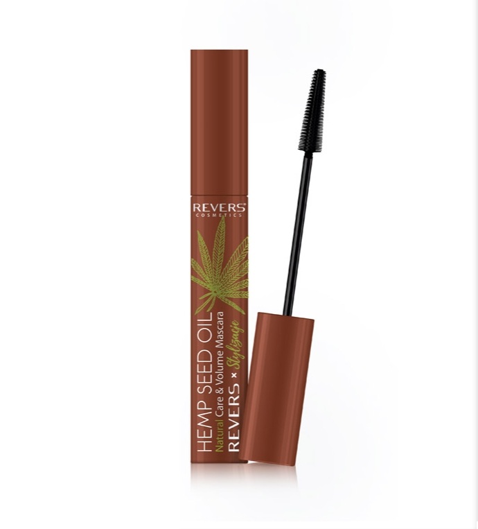 REVERS CBD Tušas blakstienoms Hemp Seed Oil Brown Care