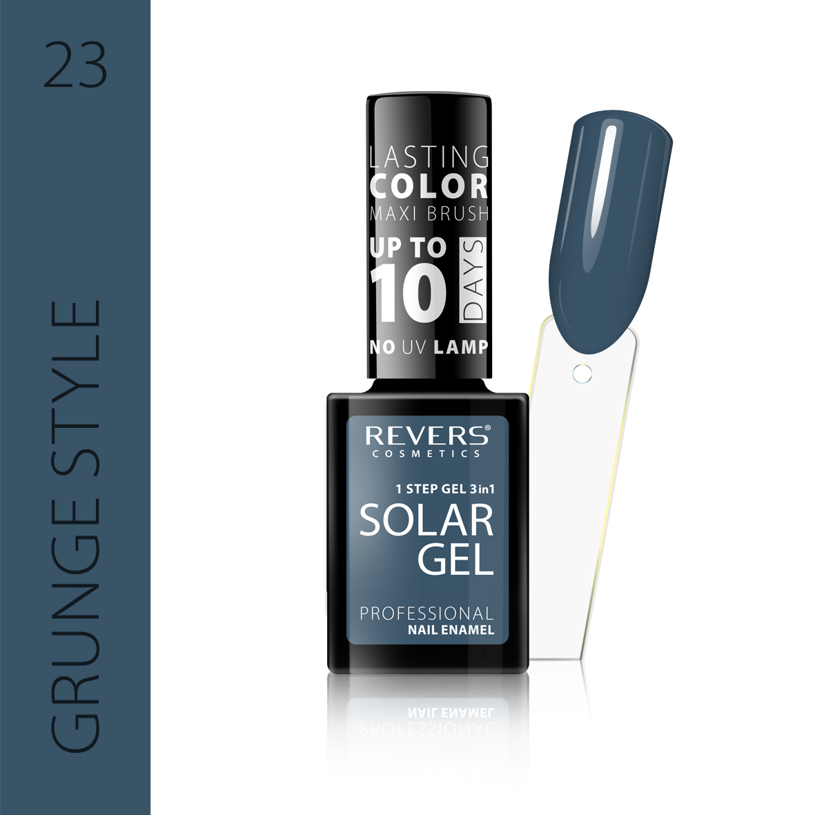 Nagų lakas SOLAR GEL 12ml hibridinis efektas 23
