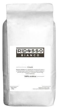 Riposso Bianco 1kg 100% ARABICA Kavos pupelės