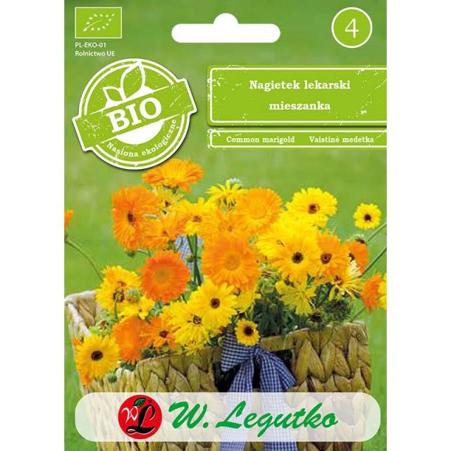 BIO sėklos, Vaistinė medetka - mišinys 1g
