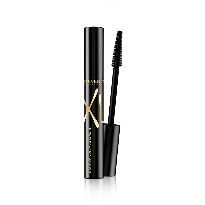 Blakstienų tušas didinantis XL, ilginantis ir tirštinantis Juodas Revers 10ml