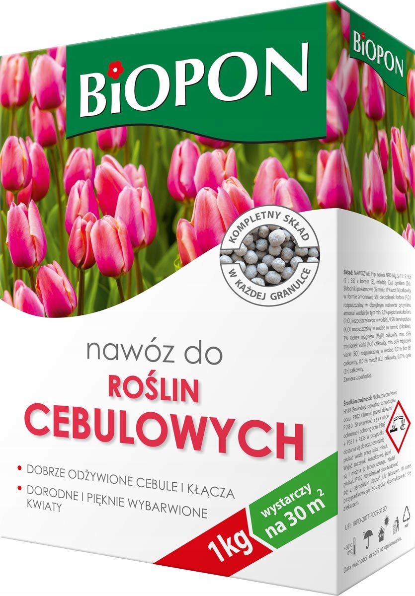 BIOPON trąšos svogūninių augalų 1kg