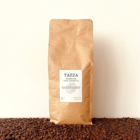 Rinkinys: 4x TAZZA - PREMIUM 100% arabica - Kavos pupelės 1kg