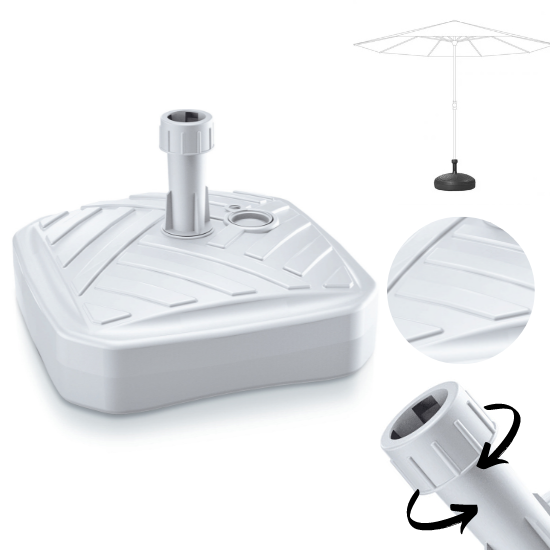 Skėčio pagrindas Umbrella Base MPKD | Balta