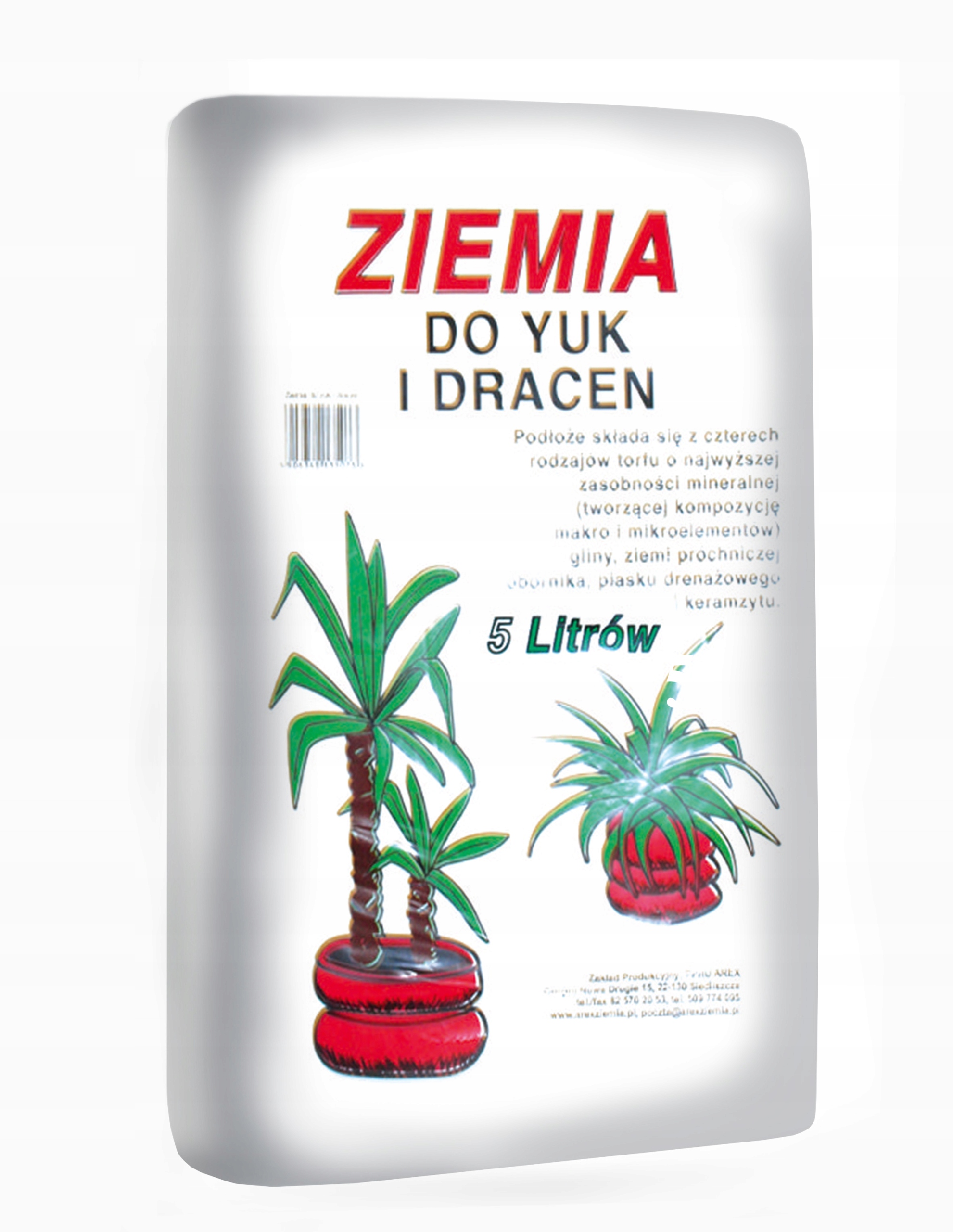 Jukų ir dracenų žemė Arex 5l