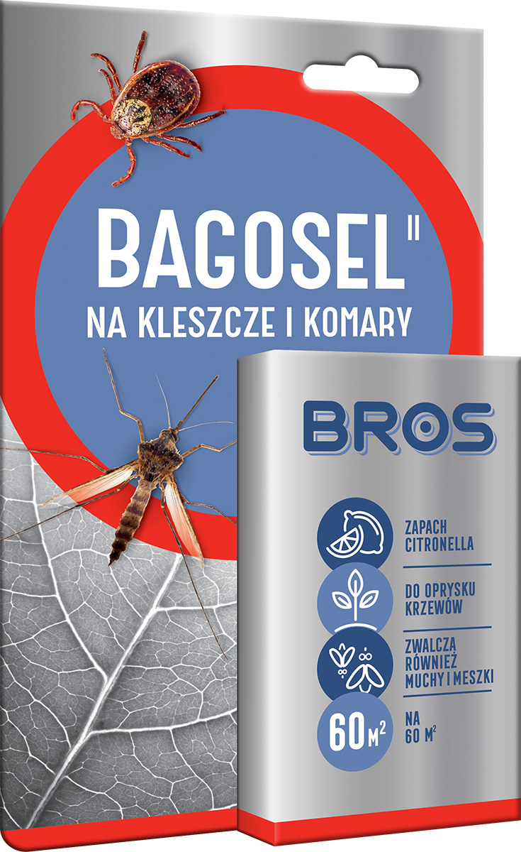 BROS Bagosel Purškalas nuo uodų, erkių 30ml