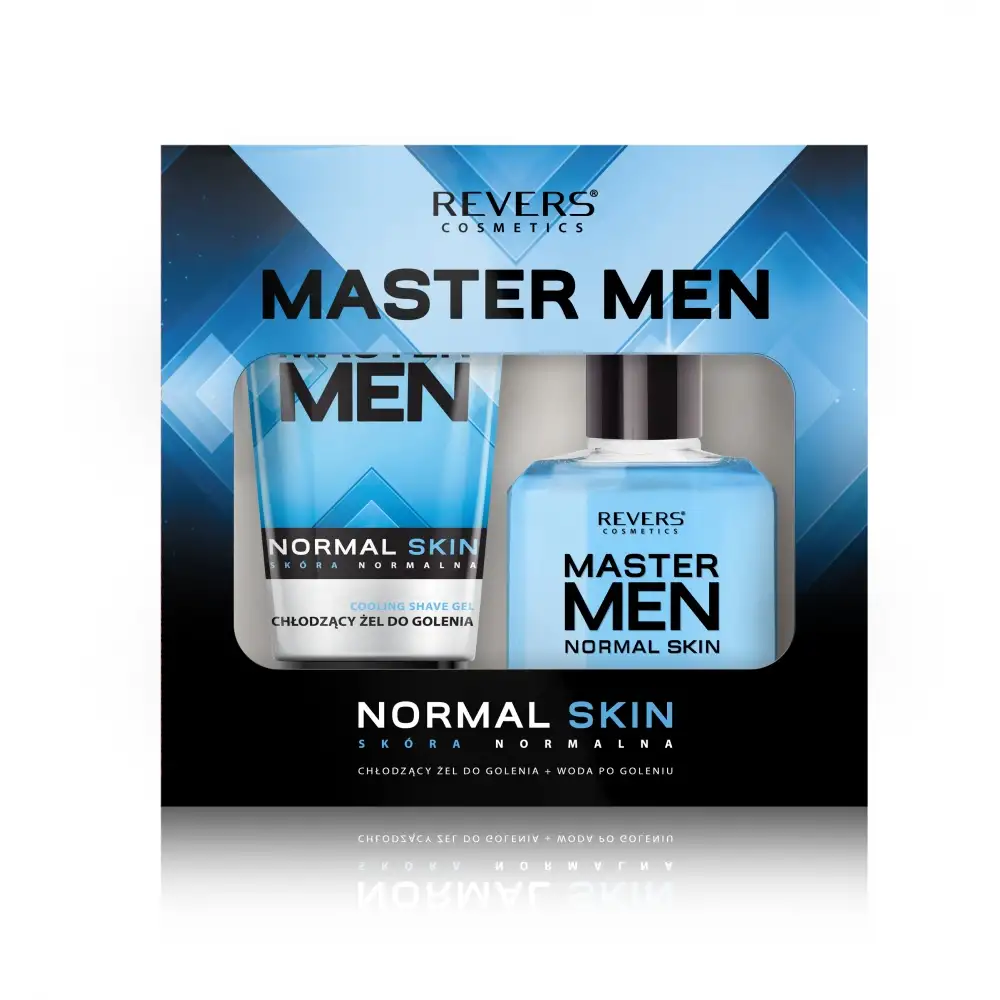 Vėsinantis skutimosi gelis 150ml + po skutimosi vanduo 120ml Revers Master Men