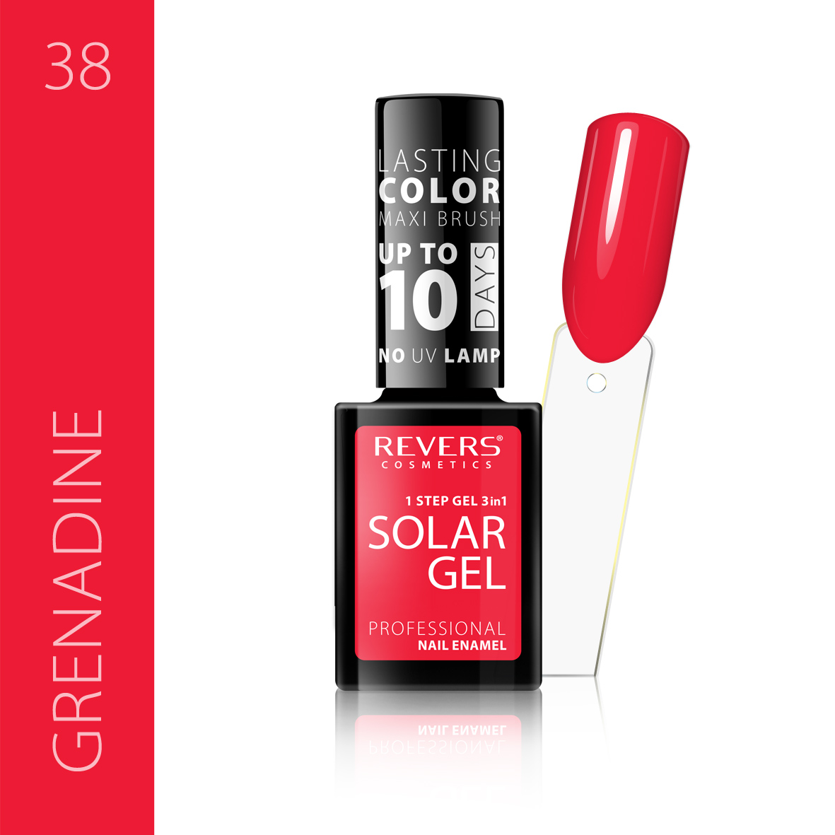 SOLAR GEL nagų lakas 12ml hibrido efektas 38