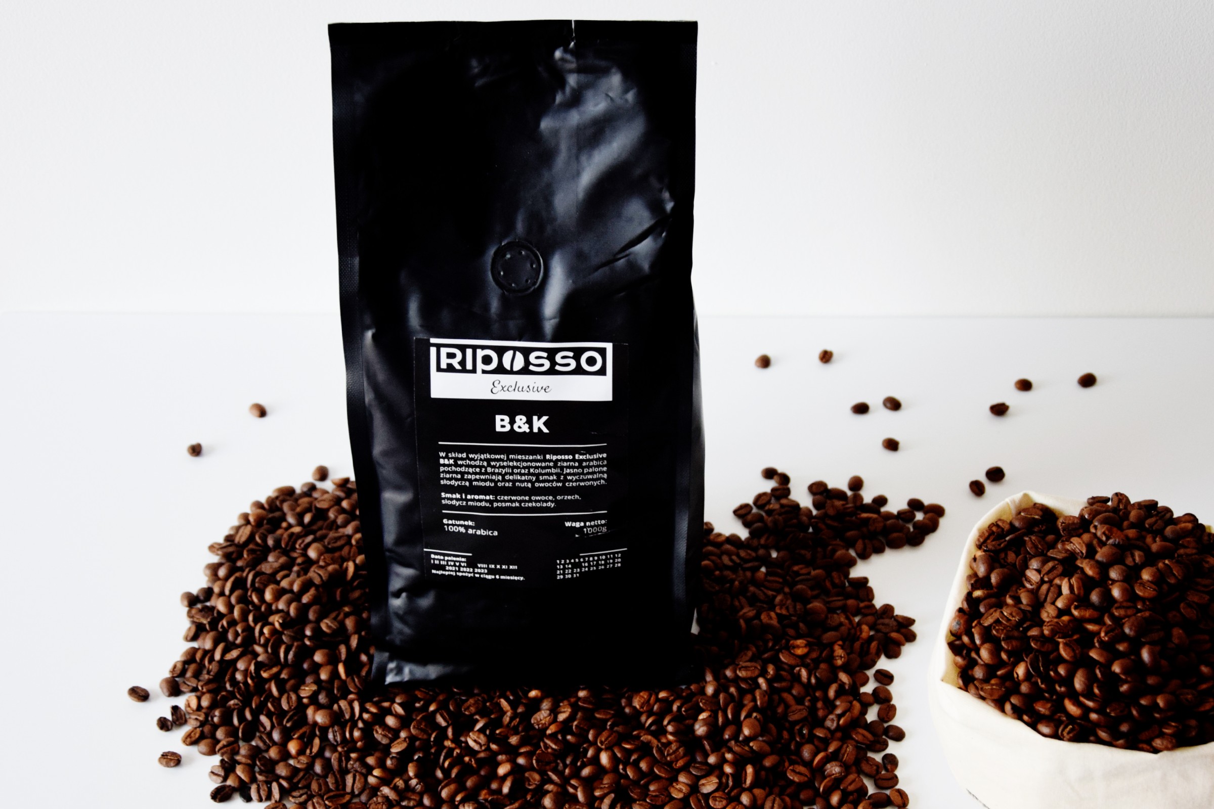 Riposso Exclusive B&K 250g 100% ARABICA - ŠVIEŽIAI SKRUDINTA