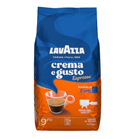 Lavazza Crema e Gusto Forte 1kg Kavos pupelės