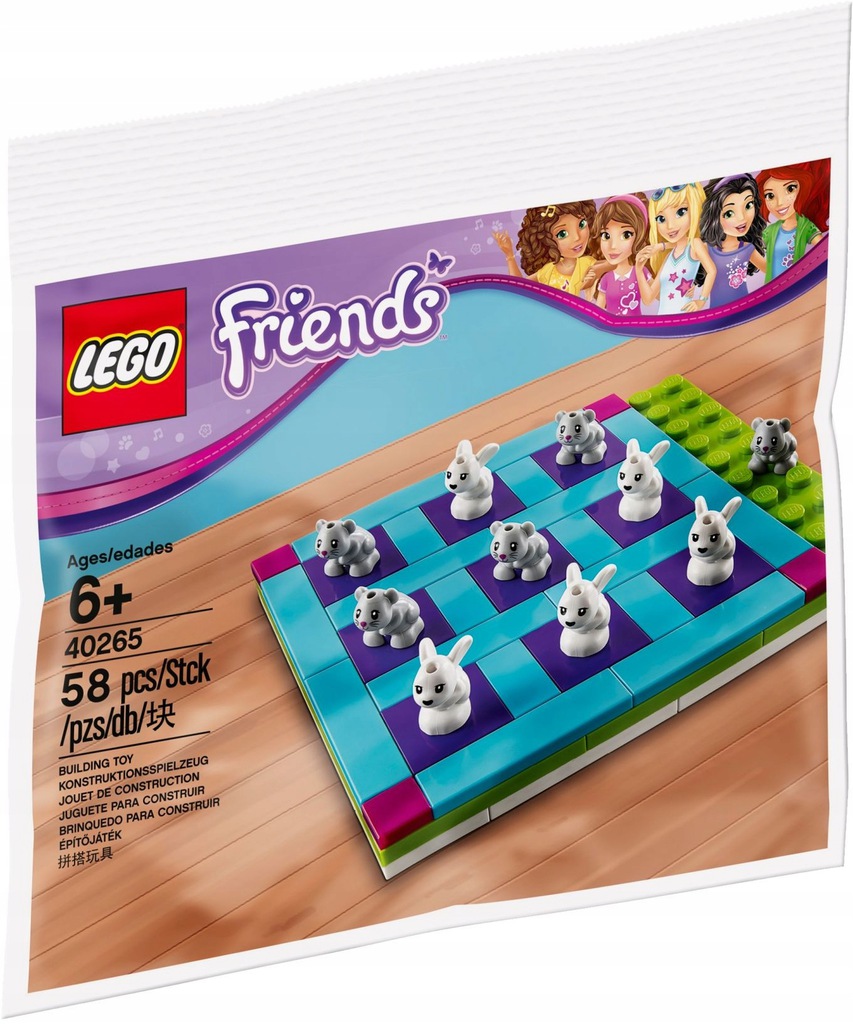 LEGO Friends 40265 Kryžiukai-nuliukai UNIKALUS