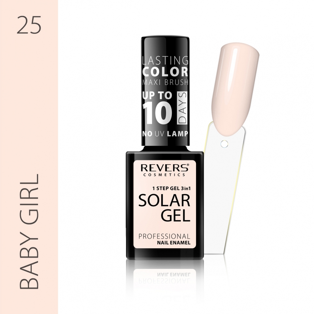 SOLAR GEL nagų lakas 12ml hibrido efektas 25