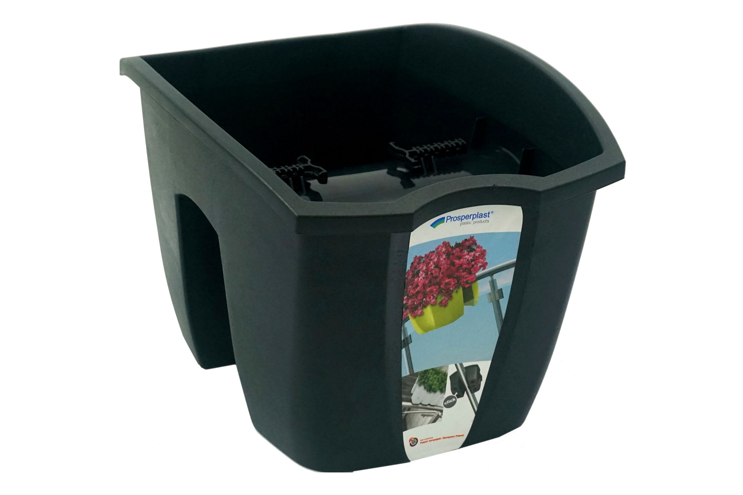 Vazonas ant turėklo CROWN DCRO240 | Antracitas