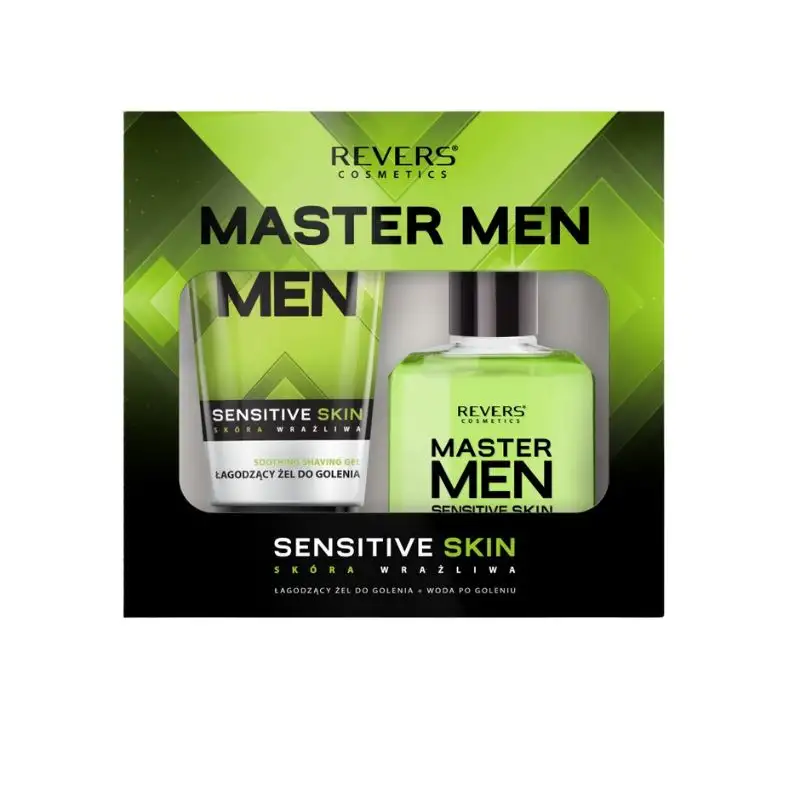 Raminantis skutimosi gelis 150ml + po skutimosi vanduo 120ml Revers Master Men